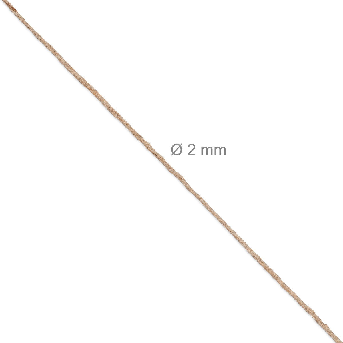 Jute cable 2 mm x 400 m