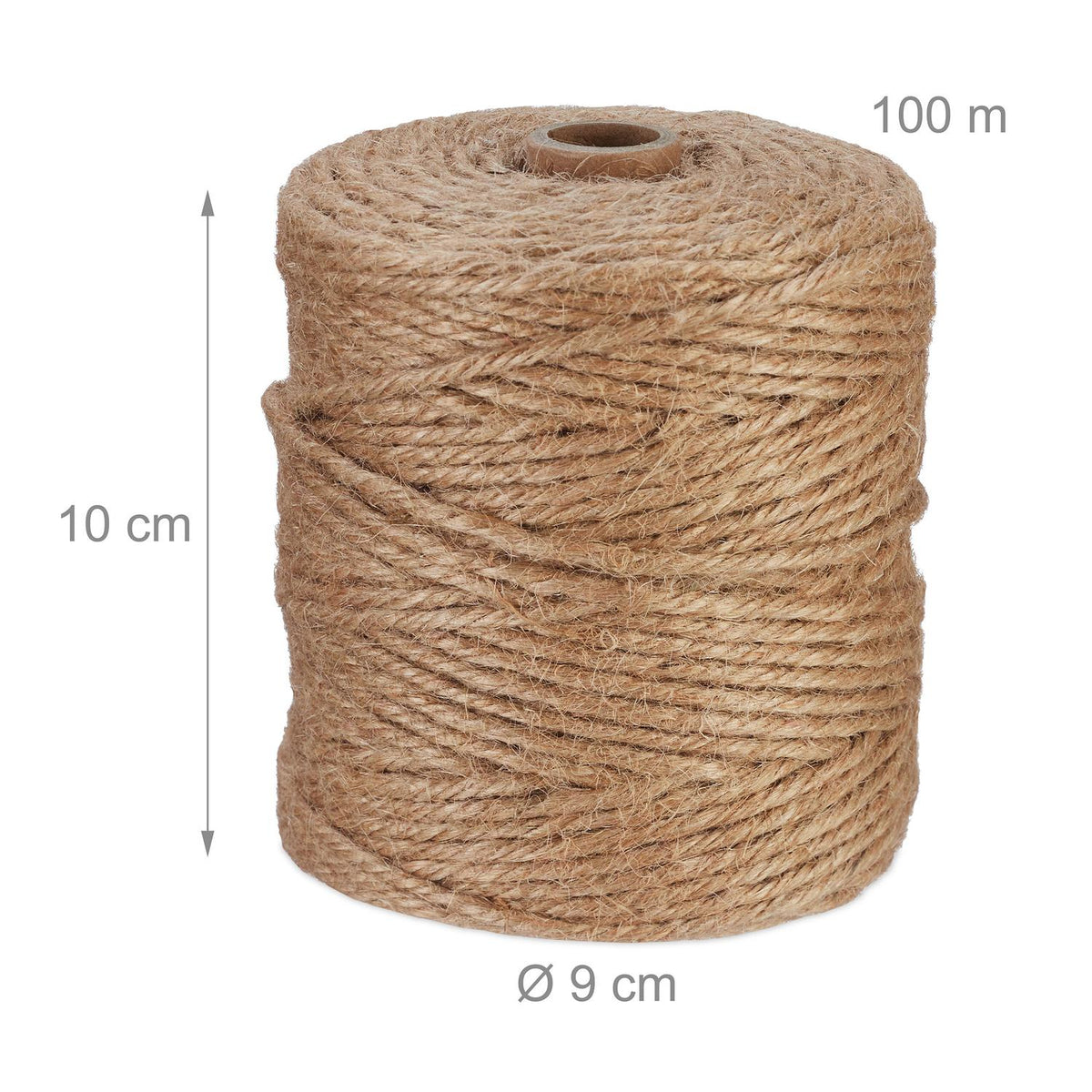 Jute cable 3 mm x 100 m set of 3