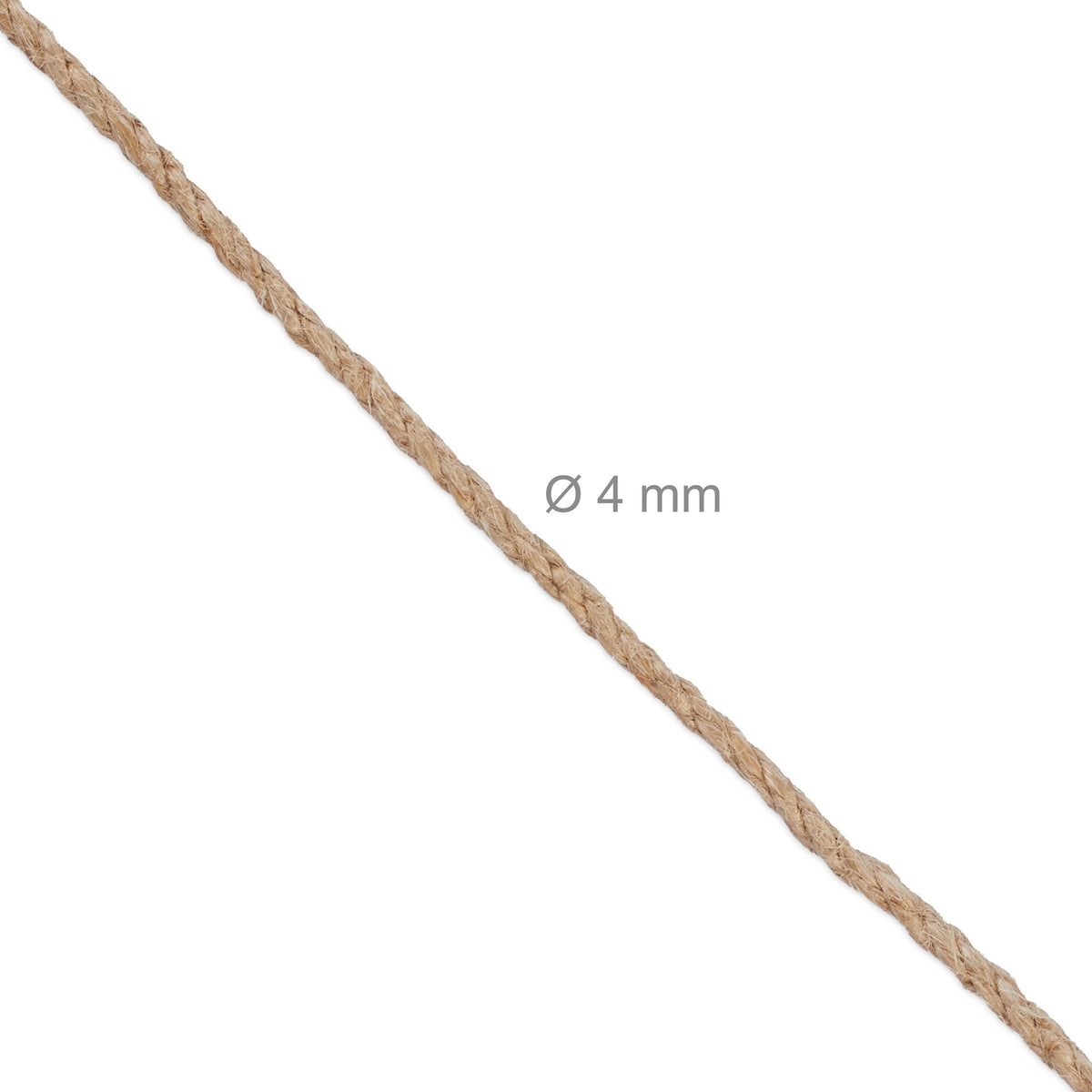 Jute cable 4 mm x 45 m set of 2