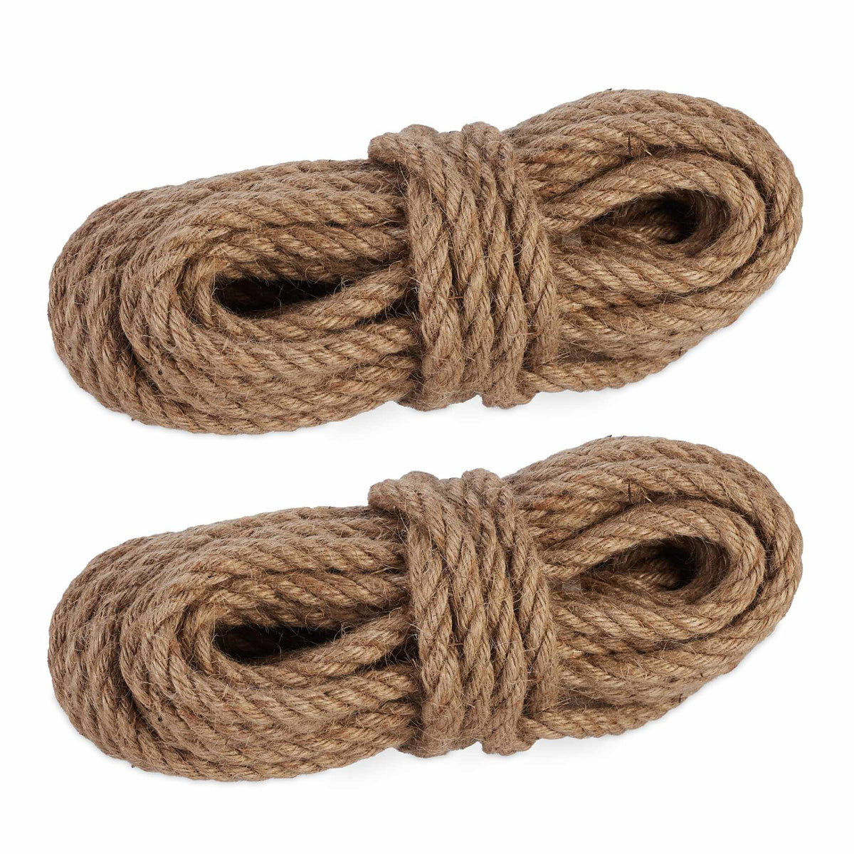 Jute rope 12 mm x 10 m set of 2