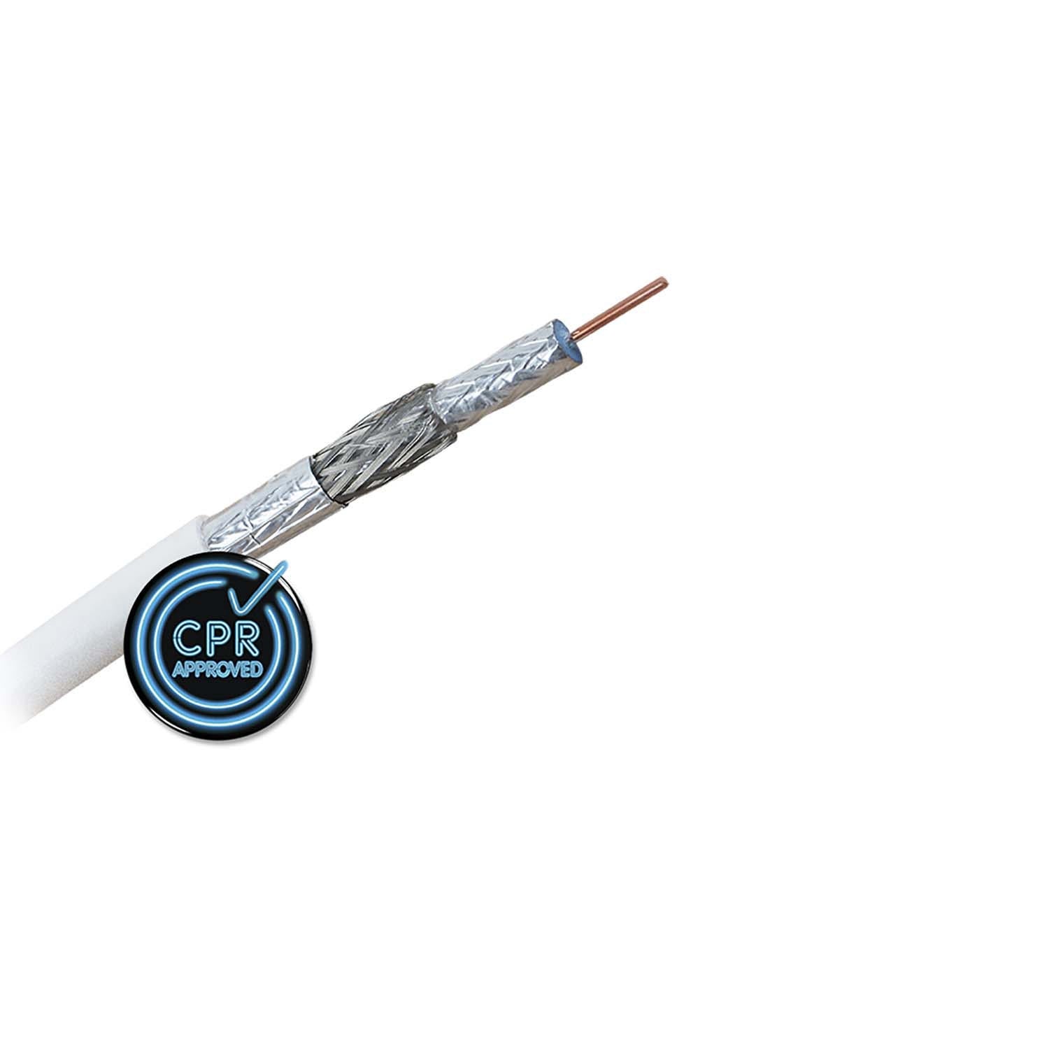 KOKA 9 Eca Coax Cable 100 m White