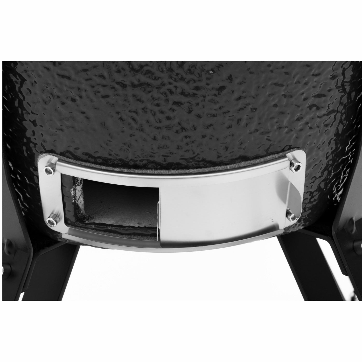 Kamado Ceramic Charcoal Grill, 18", Stainless Steel Grate