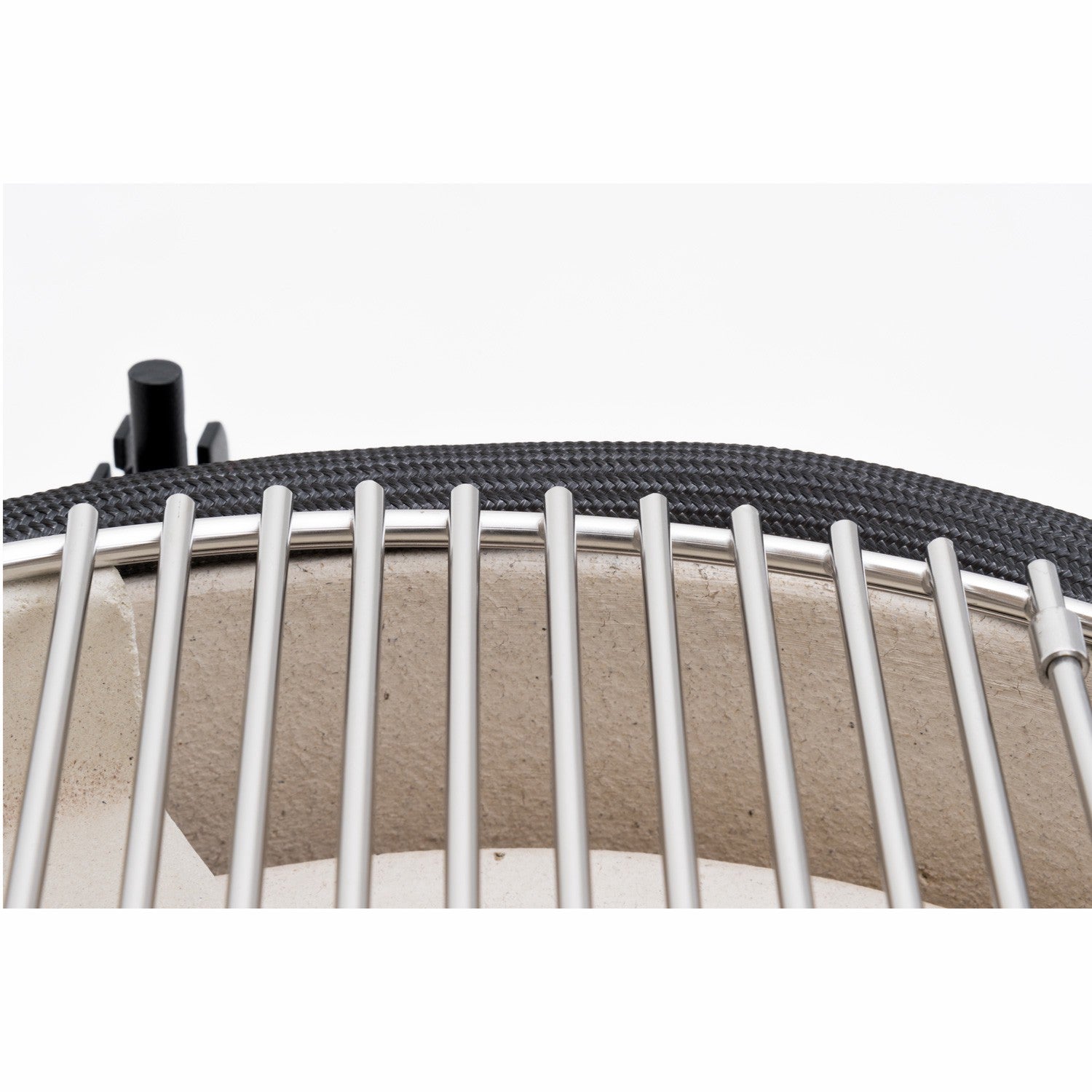 Kamado Ceramic Charcoal Grill, 18", Stainless Steel Grate