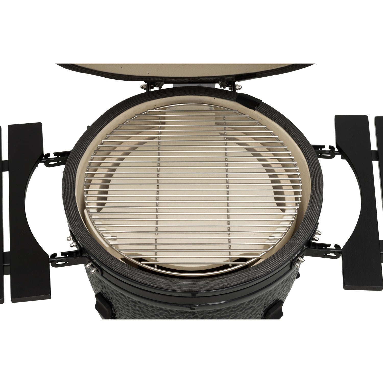 Kamado Ceramic Charcoal Grill, 47 cm Stainless Steel Grate