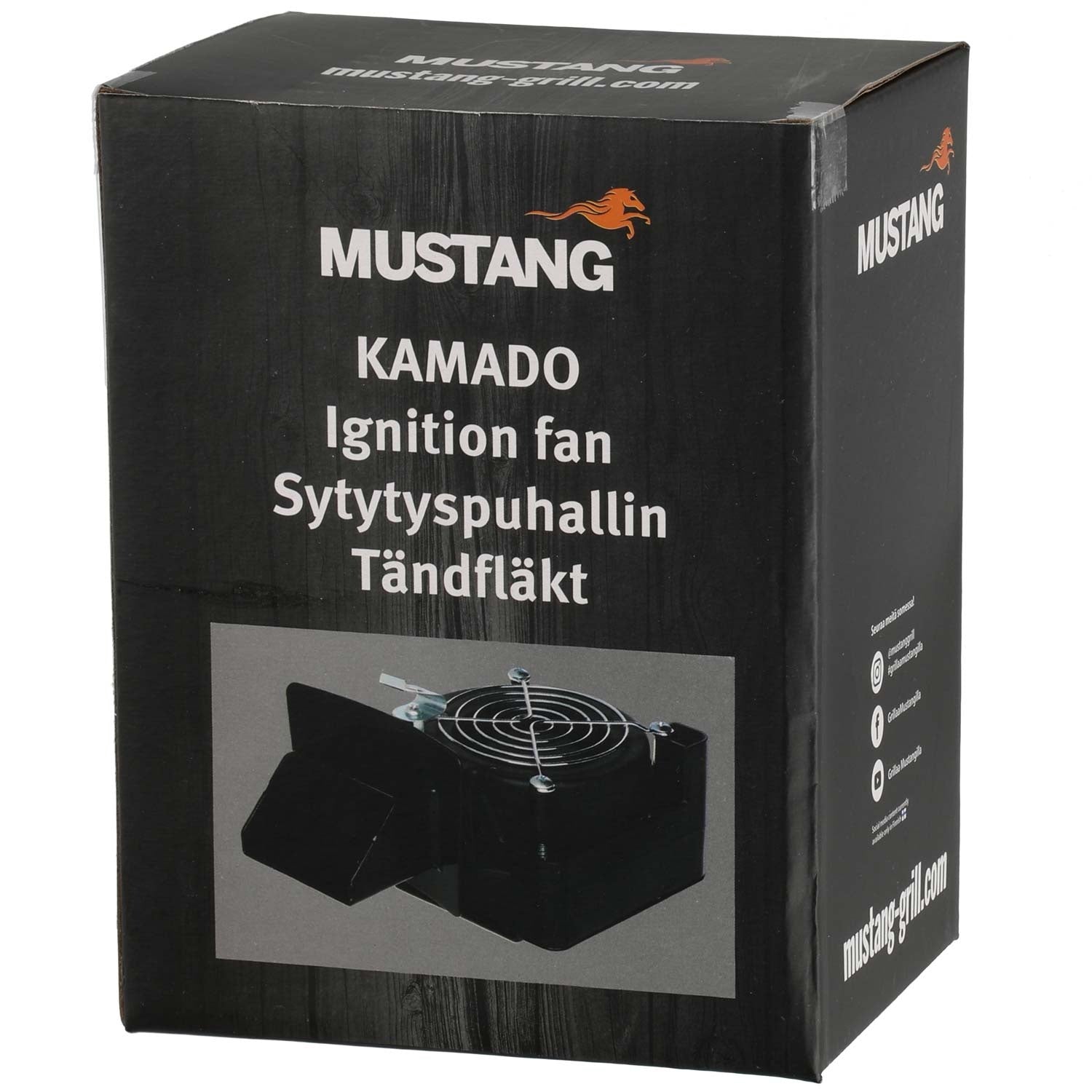 Kamado ignition fan