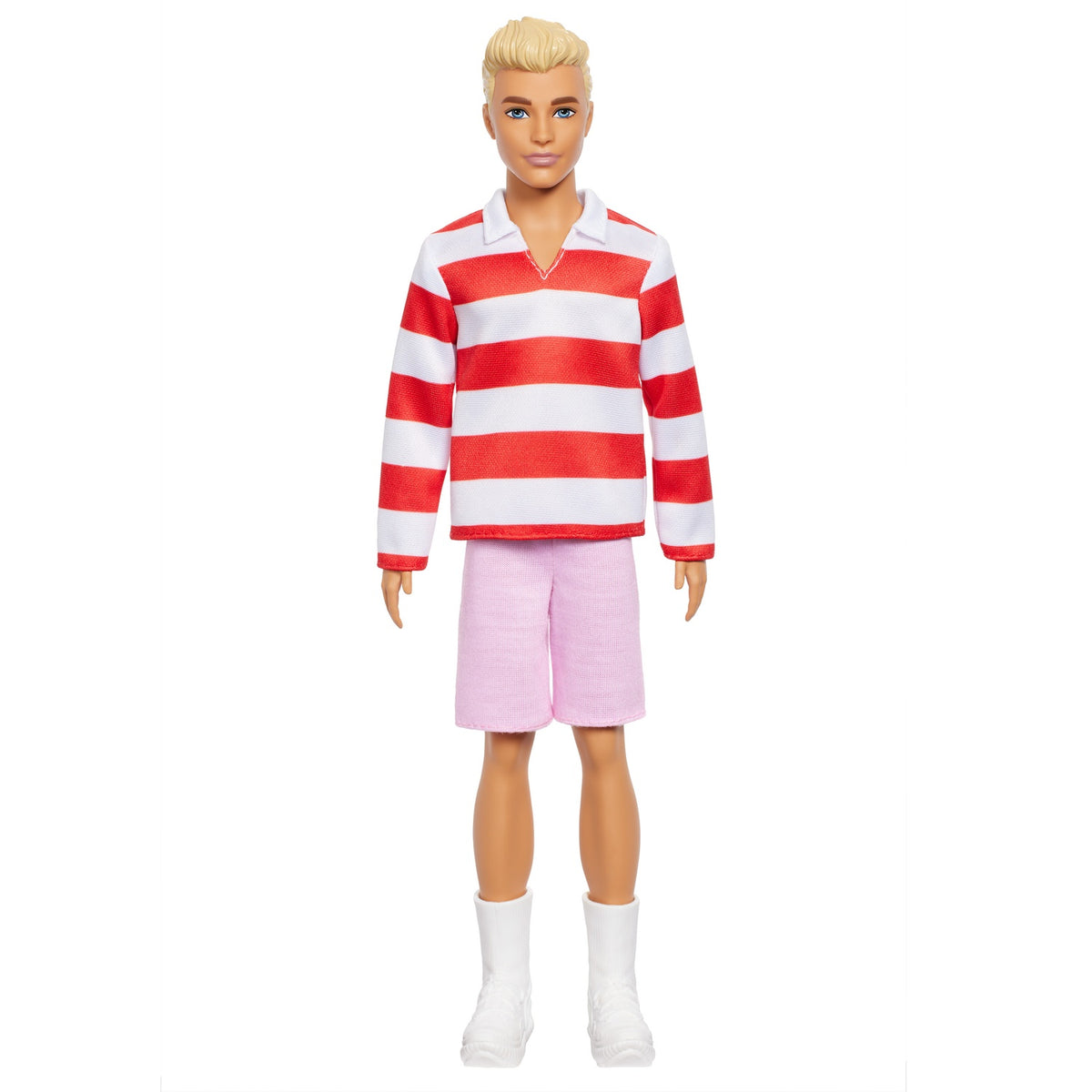 Ken Fashionista Doll, Red & White Striped Outfit