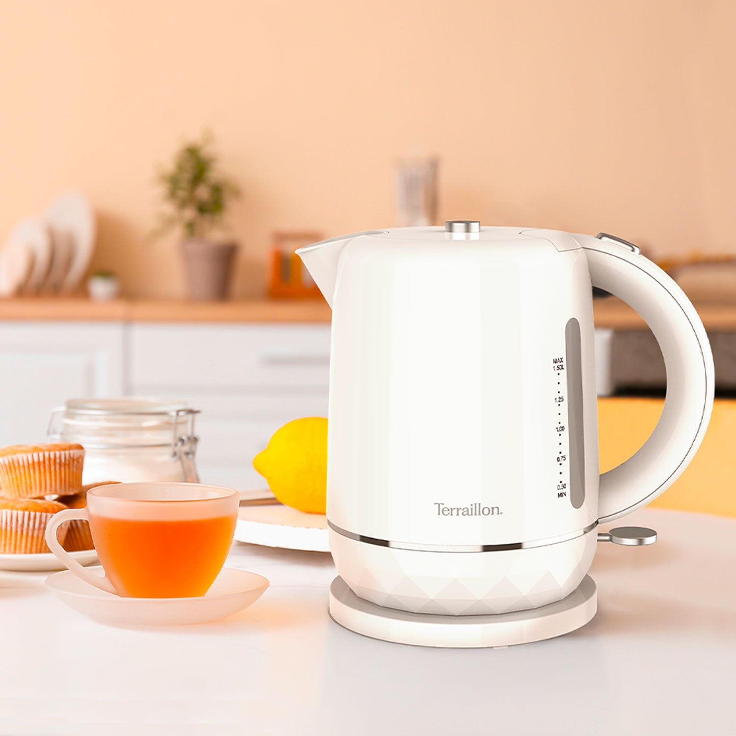 Kettle Diamond 1.5L 2200W white