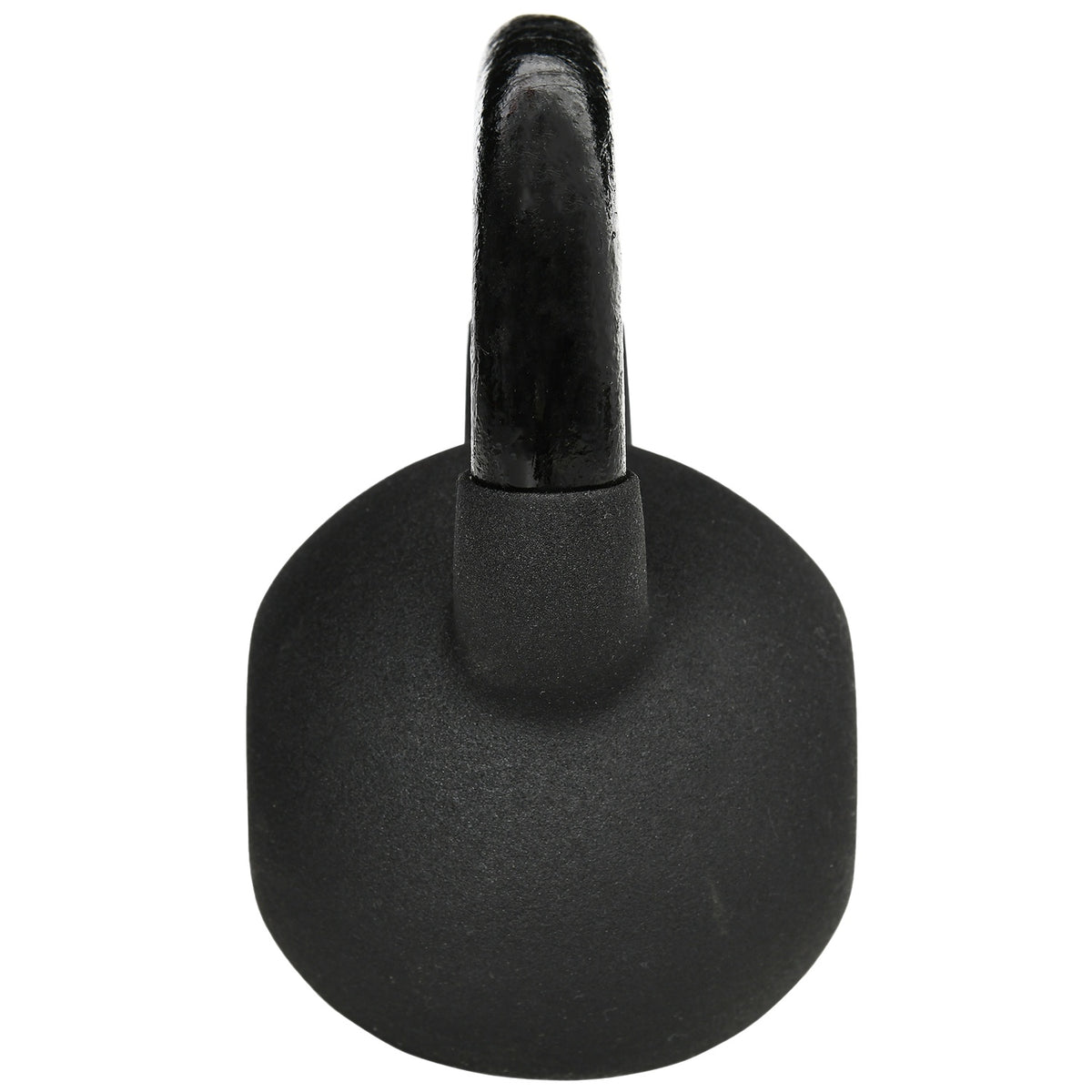 Kettlebell Cast Iron Neoprene Coating Floor-Friendly Swing Dumbbell Black 12 Kg
