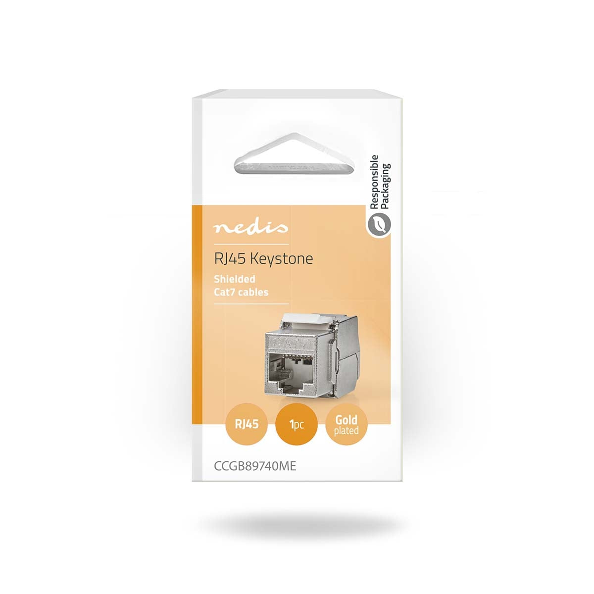 Keystone | CAT7 | RJ45 Female | S/FTP | Metal | Box