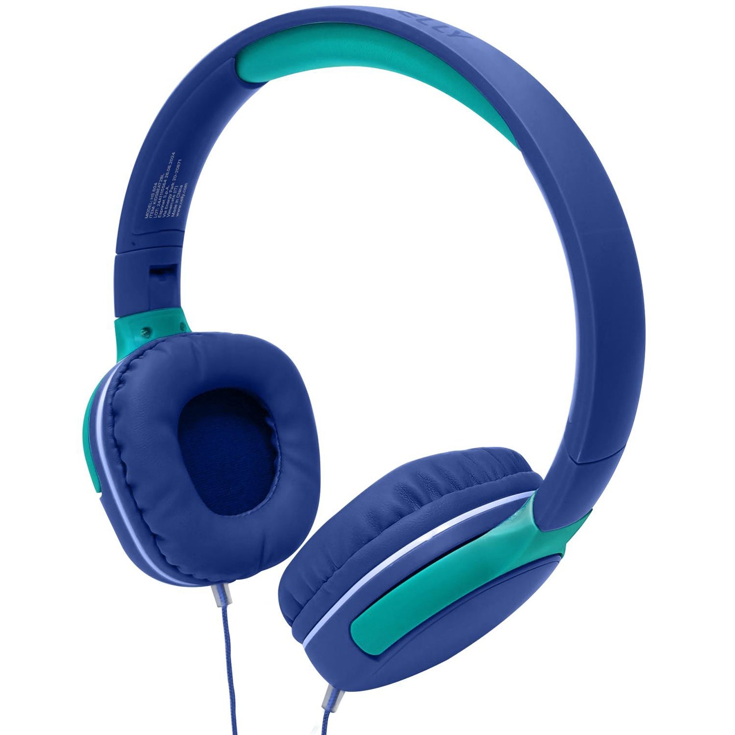 KidsBeat 2 Headphones volume limited max 85dB 3.5mm connector Blue