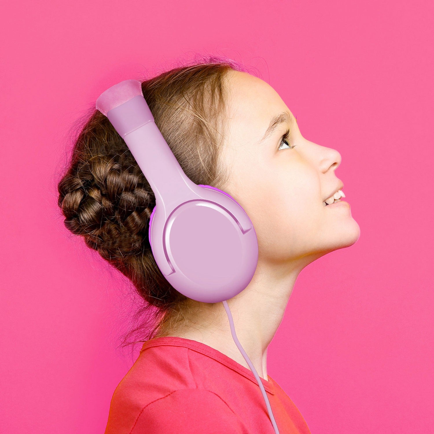 KidsBeat Headphones max 85dB Pink