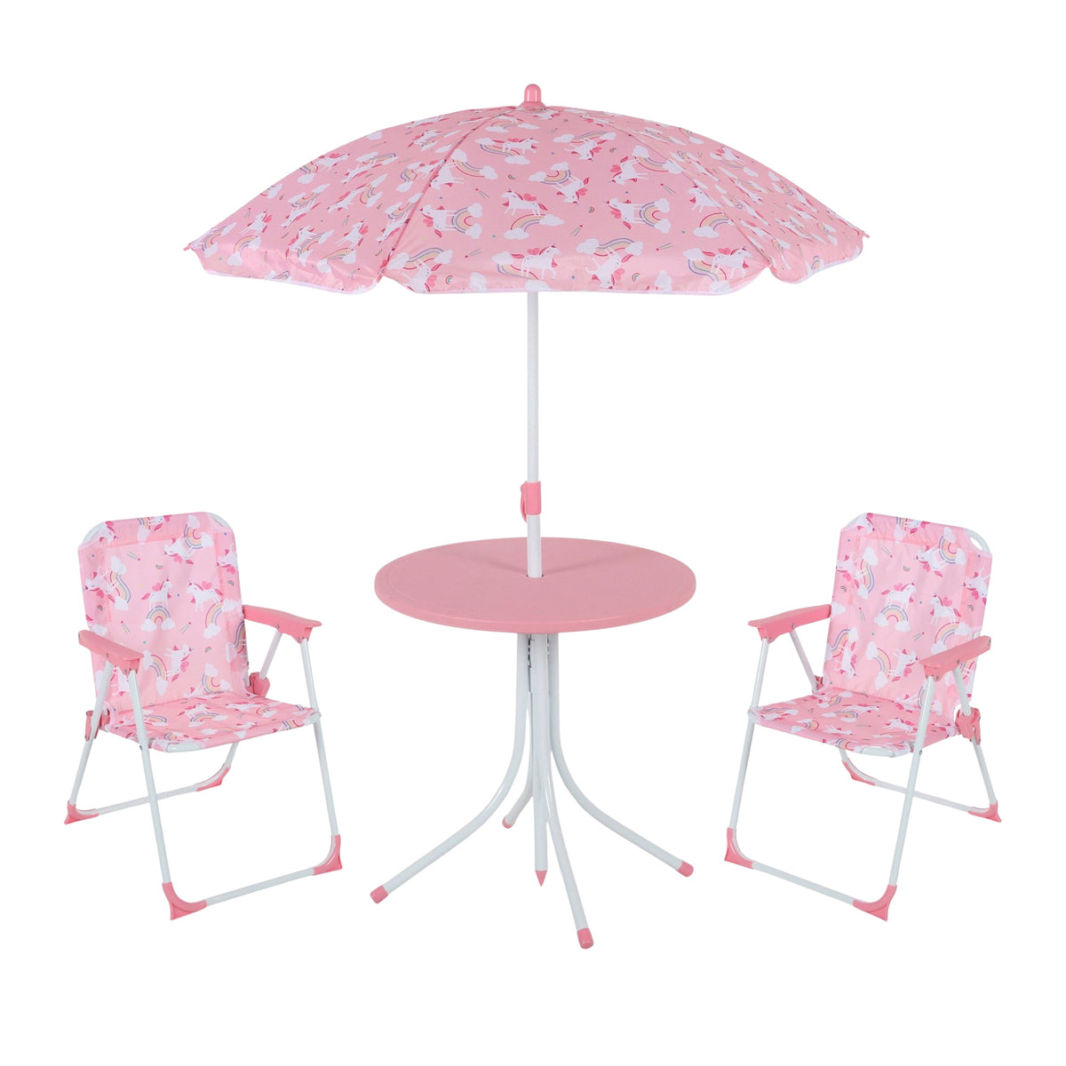 Kids' Camping Set with Adjustable Parasol