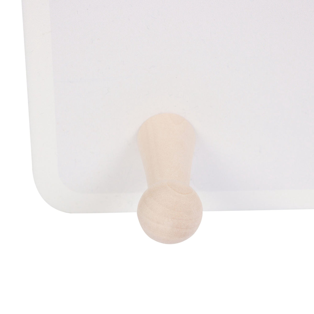 Kids' Coat Rack with 4 Hooks, MDF & Pine, 15x38 cm