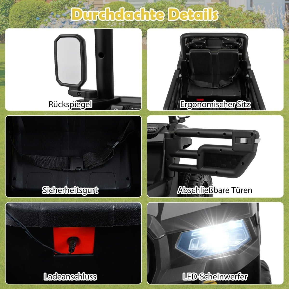 Kids Electric Dump Truck with Remote Control, 12V, Black