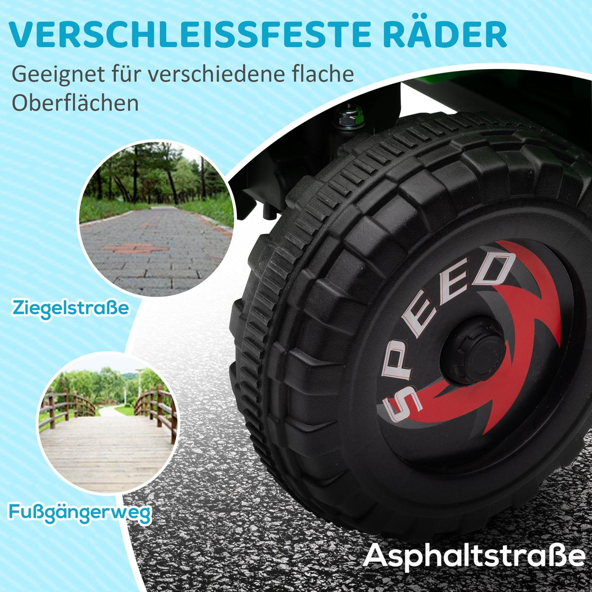 Kids Electric Quad Bike, 2.5 km/h, 50 Min Ride Time