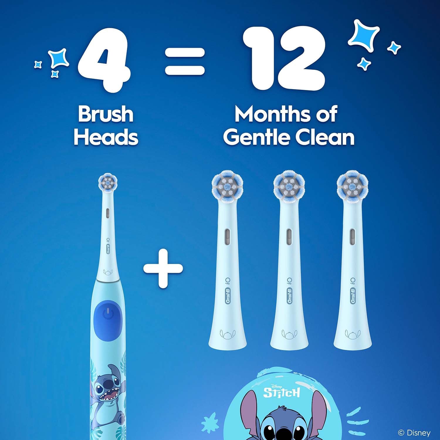 Kids Electric Toothbrush Heads, Soft Bristles, 2-Pack