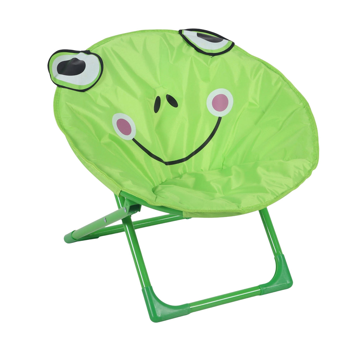 Kids Foldable Moon Chair with Animal Design