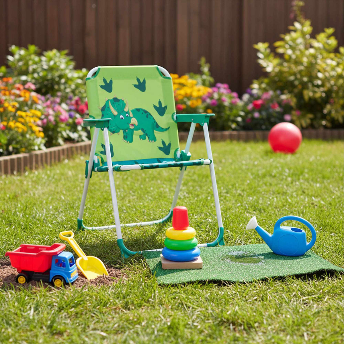 Kids' Folding Camping Chair with Animal Design