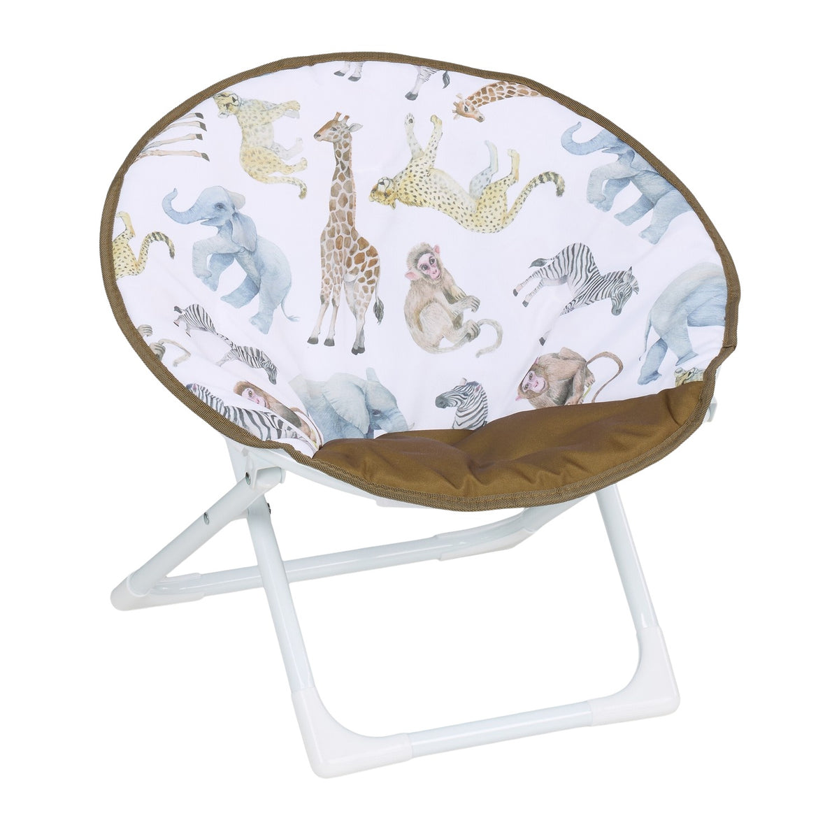 Kids Folding Moon Chair – Indoor/Outdoor, Padded Seat