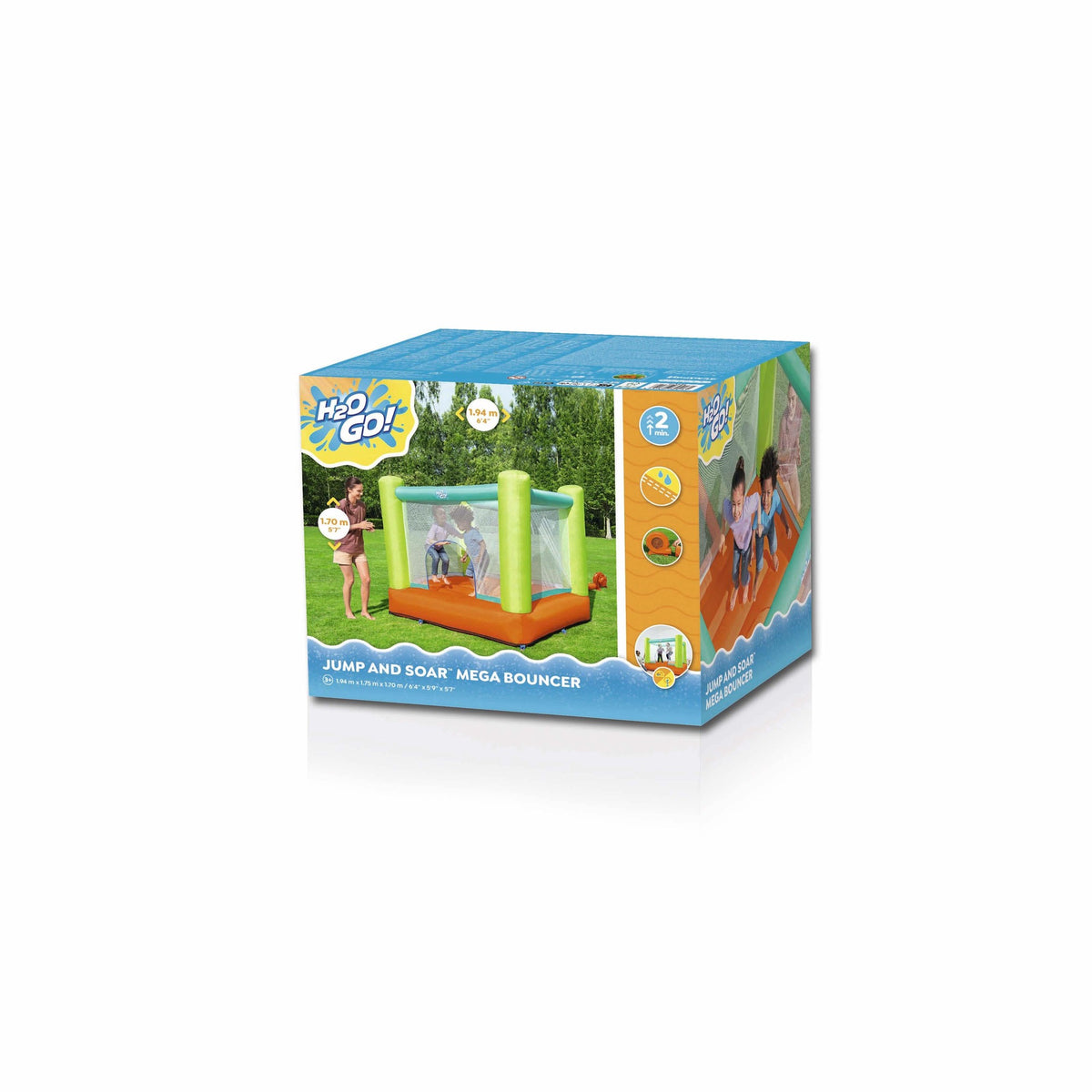 Kids Indoor/Outdoor Inflatable Bouncer with Blower