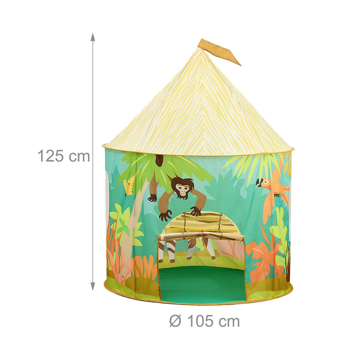 Kids Jungle Play Tent – Indoor/Outdoor Adventure Hut