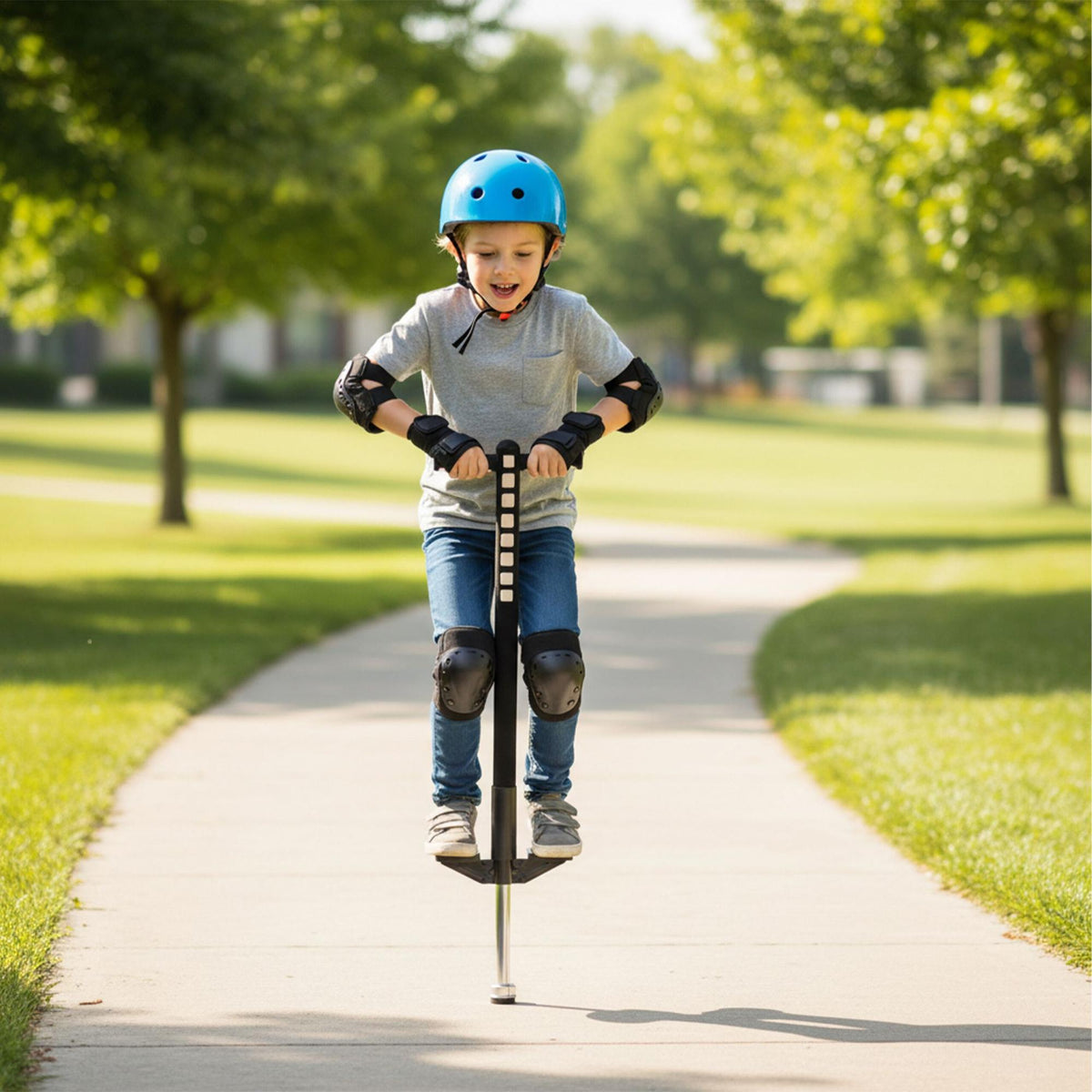 Kids Pogo Stick, 35 kg Capacity, Padded Handles