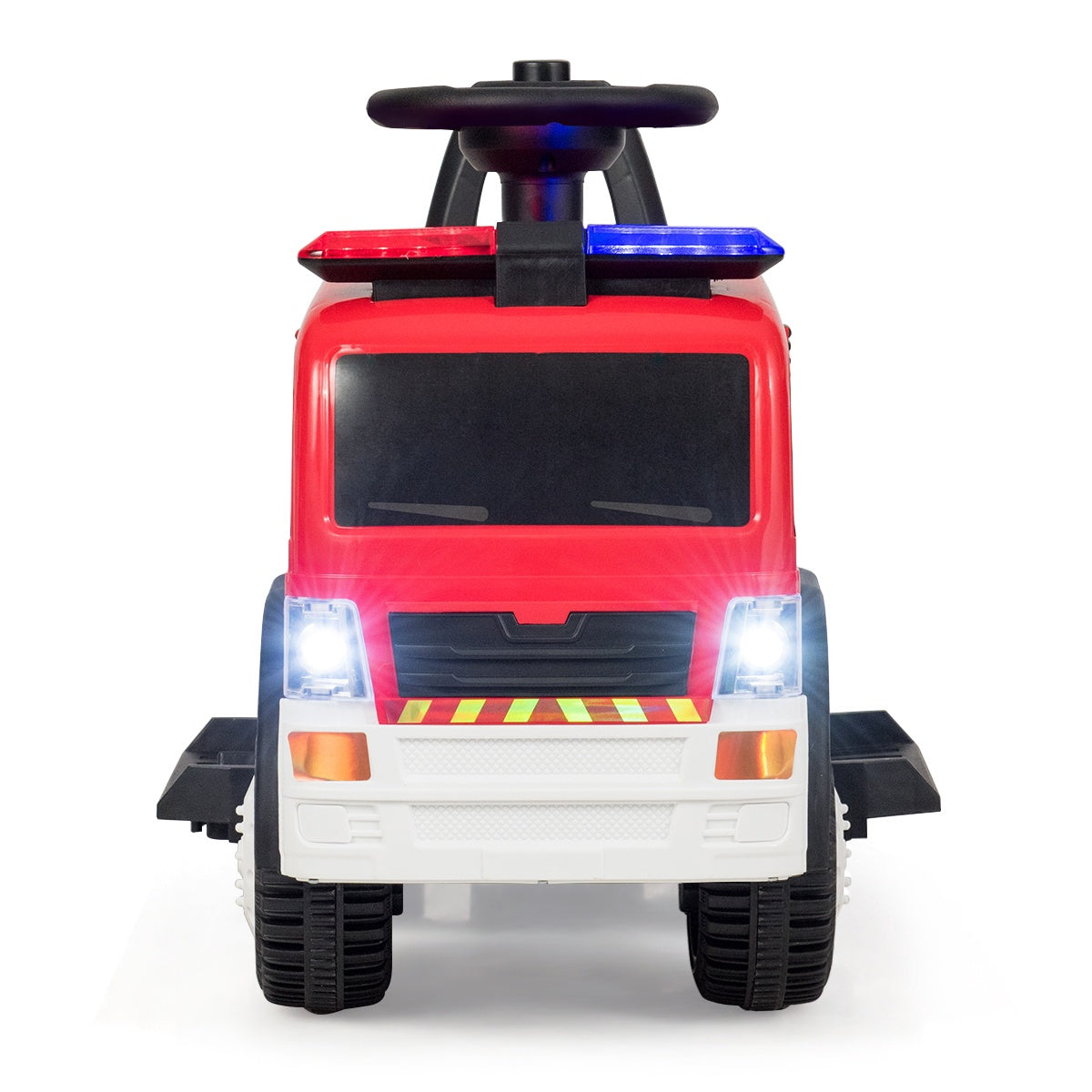 Kids Ride-On Fire Truck, Electric 6V, Lights and Sounds