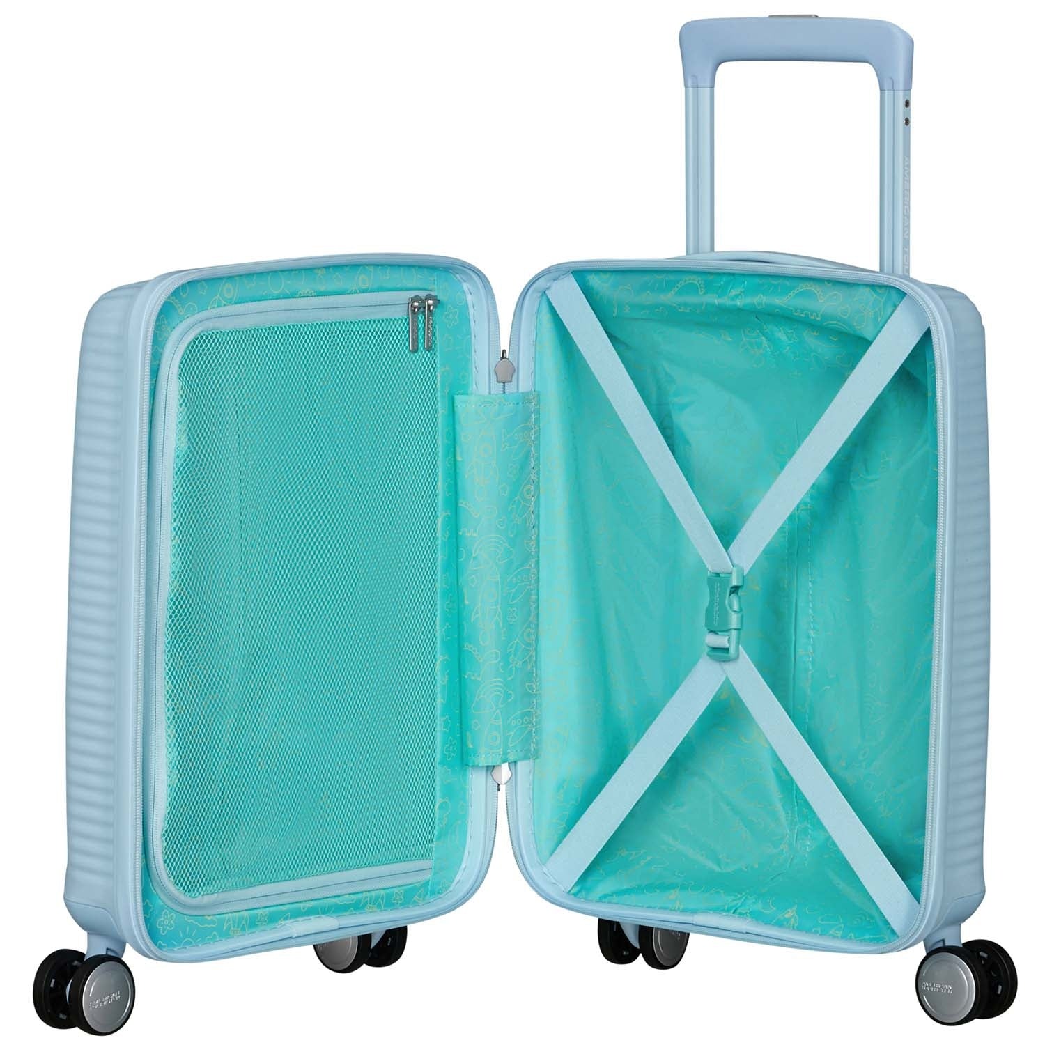 Kids Suitcase, Soundbox Mini, Pastel Blue