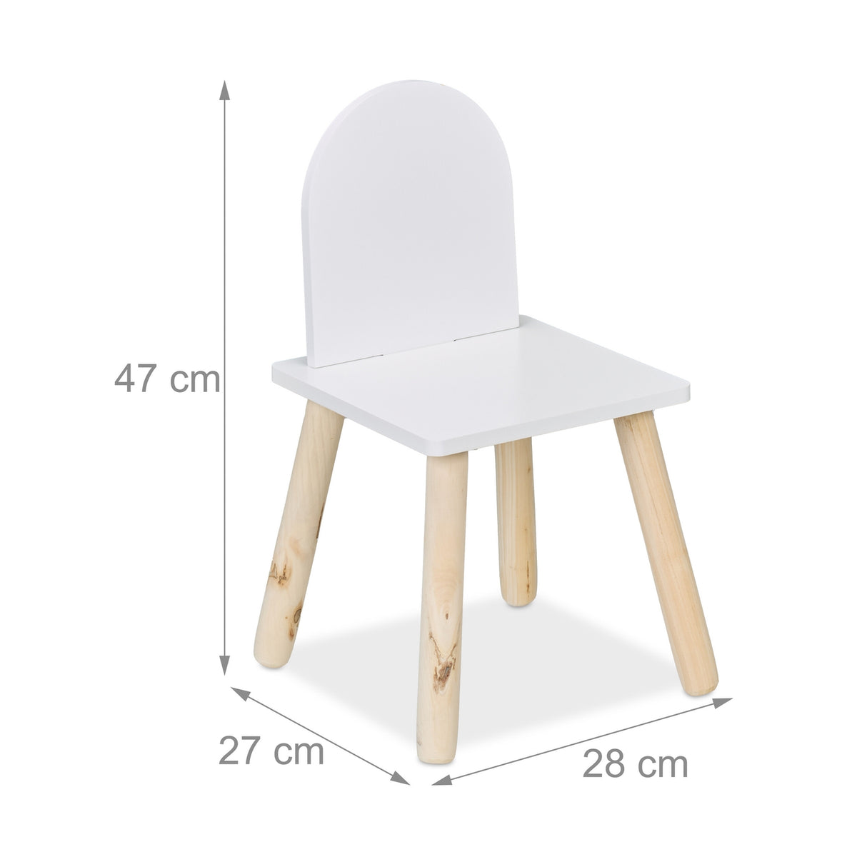 Kids Table and Chairs Set – Indoor Wooden Legs