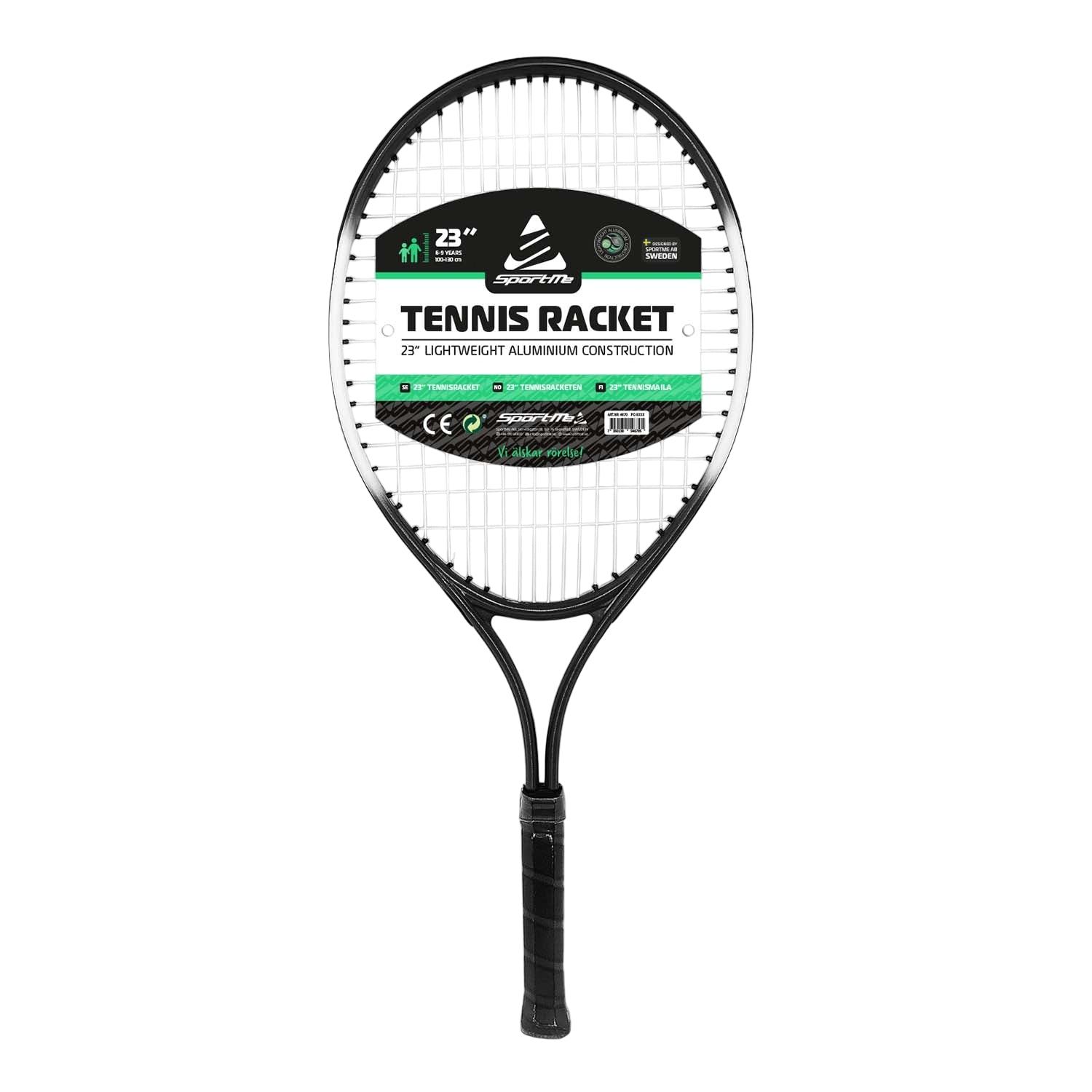 Kids' Tennis Racket, 23", Aluminum, Ages 6-9
