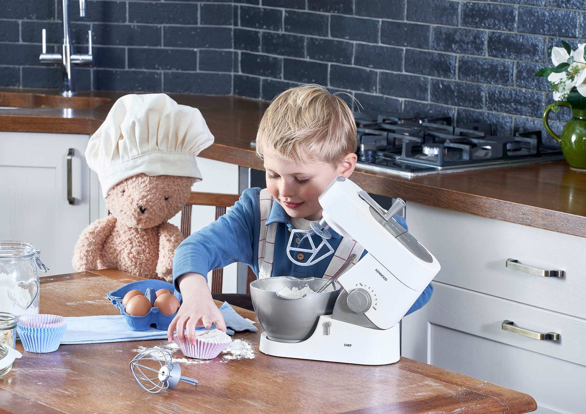 Kids' Toy Mixer with Whisk & Beater – Battery Operated