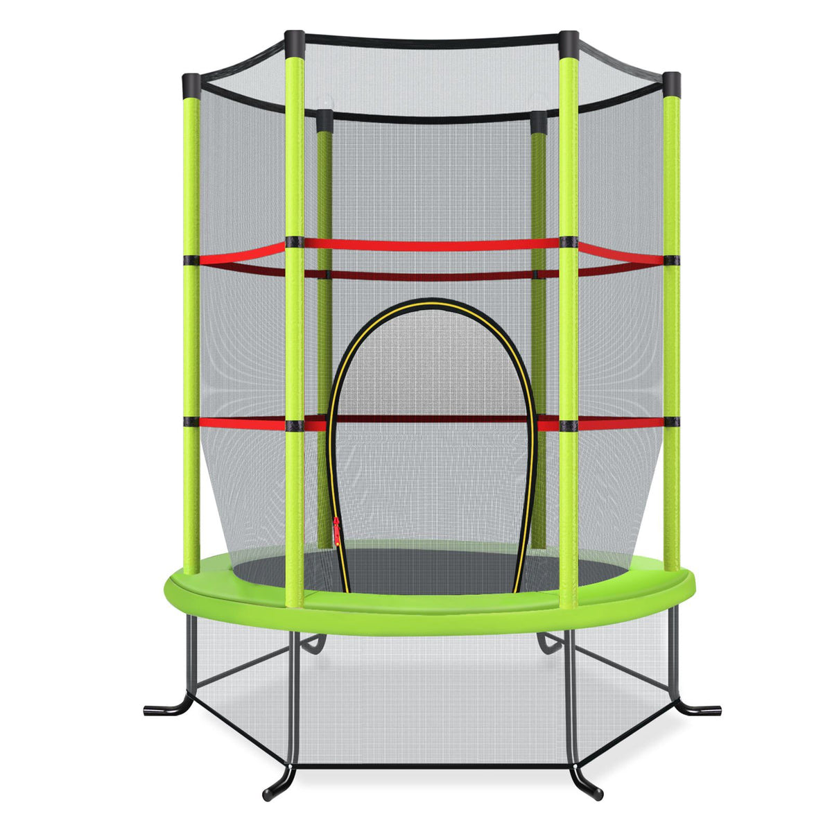 Kids Trampoline with Safety Net, 165cm, 135kg Capacity