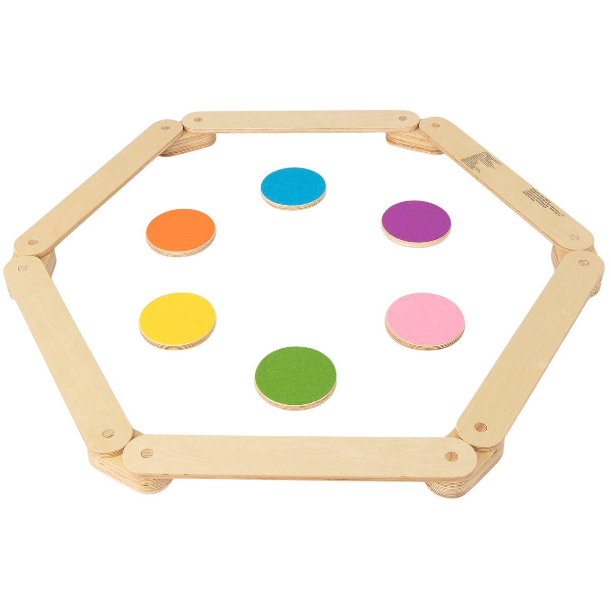 Kids Wooden Balance Beam Set with Stepping Stones, 15-Piece