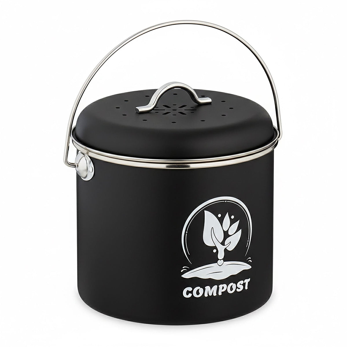 Kitchen Compost Bin 3.5L with Charcoal Filter