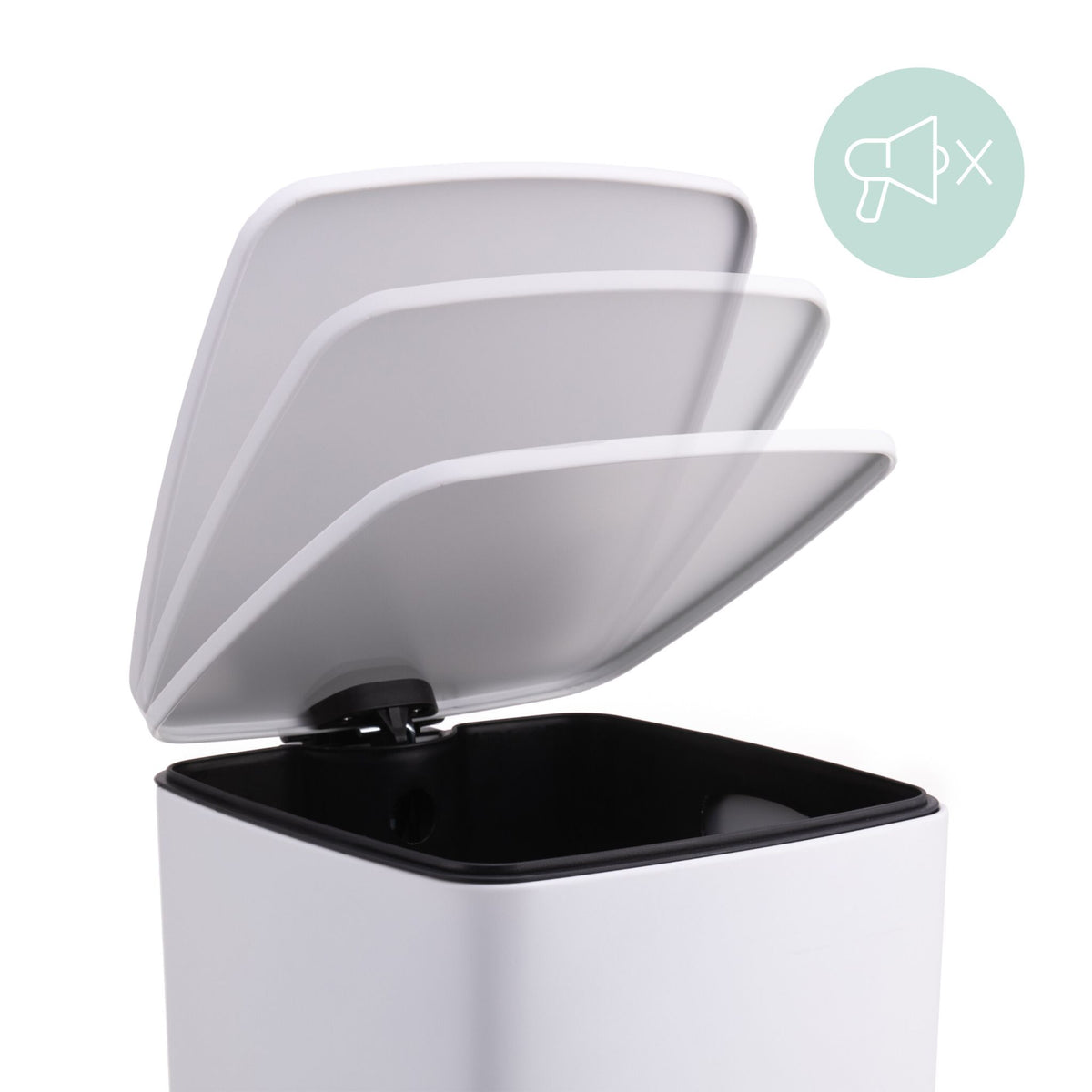 Kitchen Pedal Bin, 30L, Soft-Close Lid