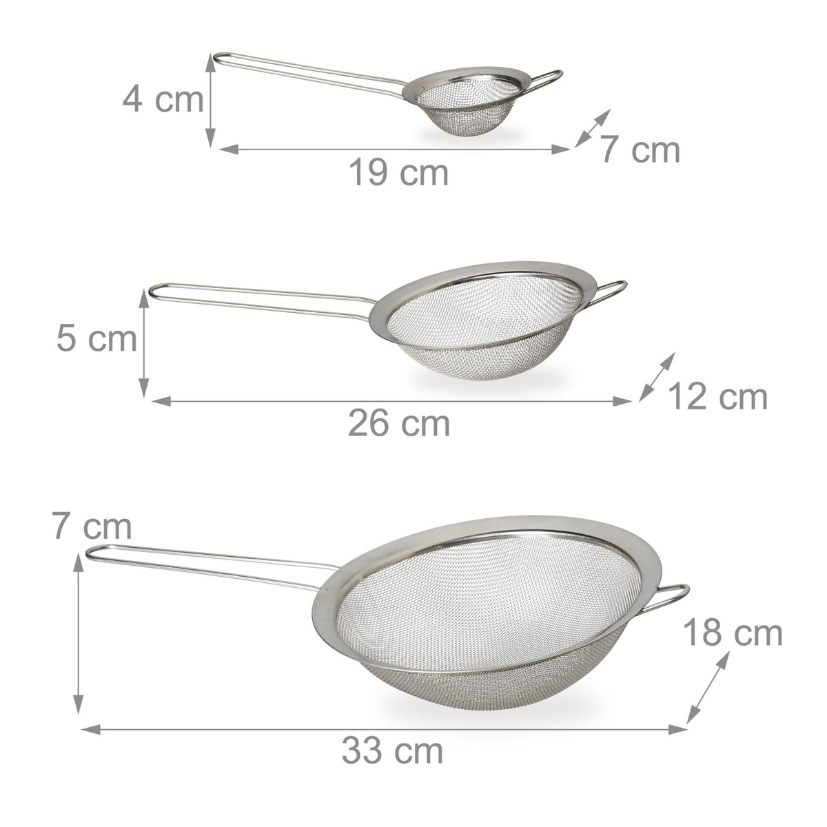 Kitchen Sieve Set of 3