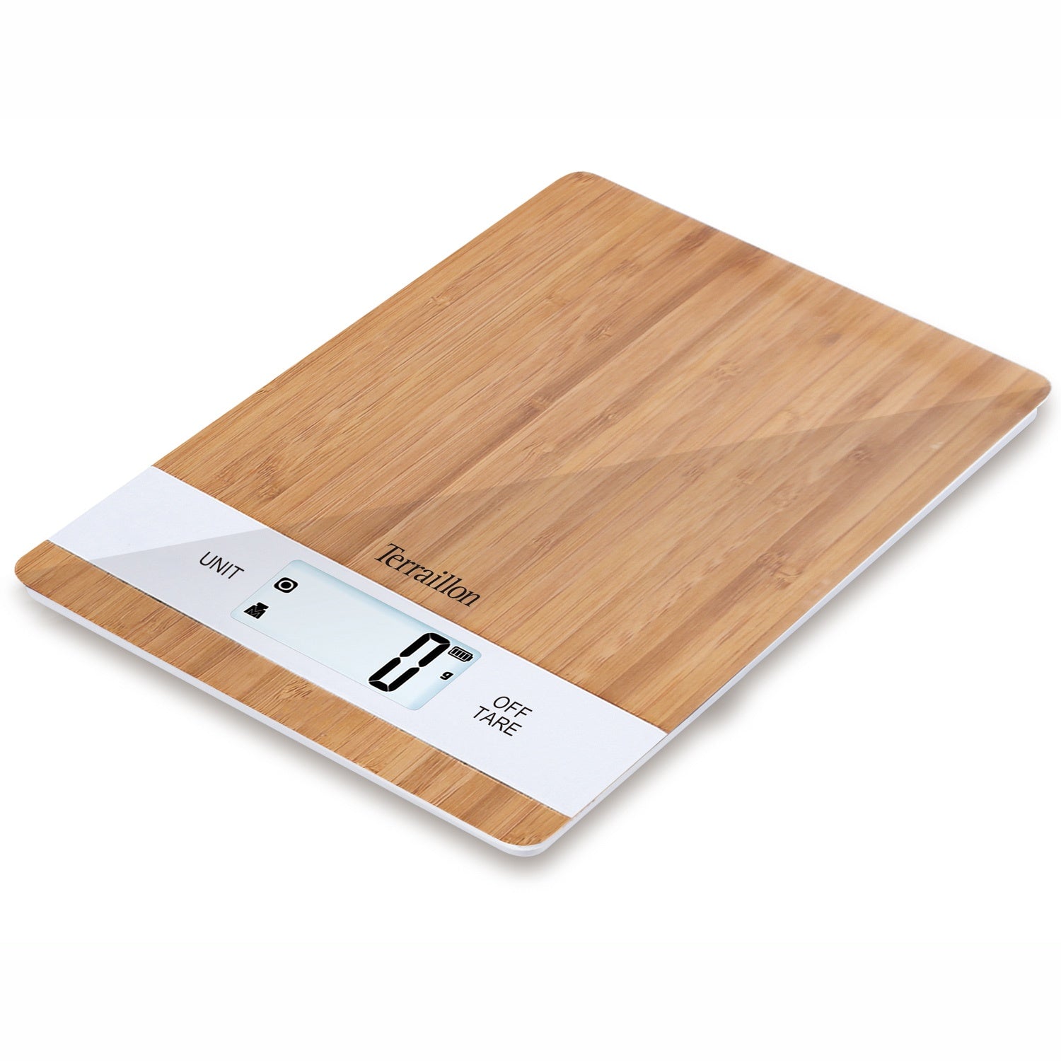Kitchen scale Bamboo Rechargeable, 5 kg