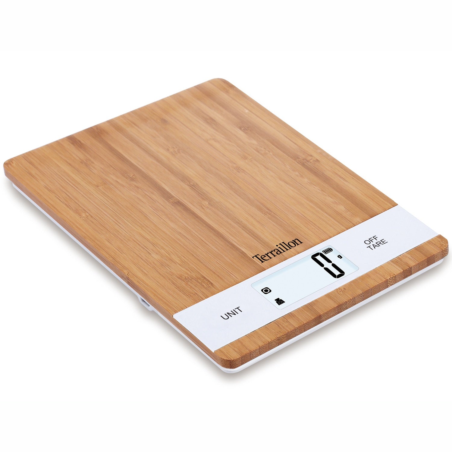 Kitchen scale Bamboo Rechargeable, 5 kg