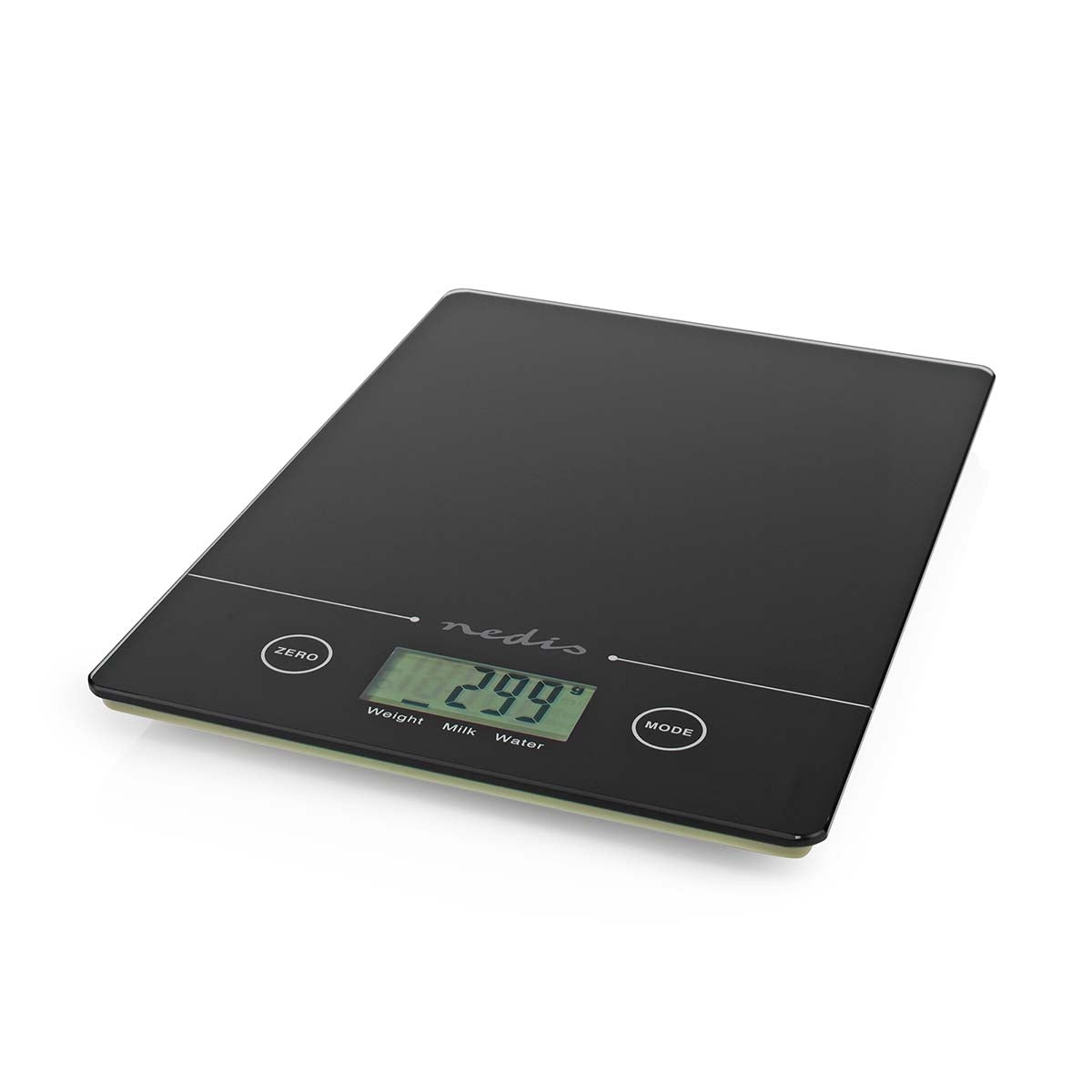 Kitchen scale | Digital | Glass / Plastic | CR 2032 Battery | Black