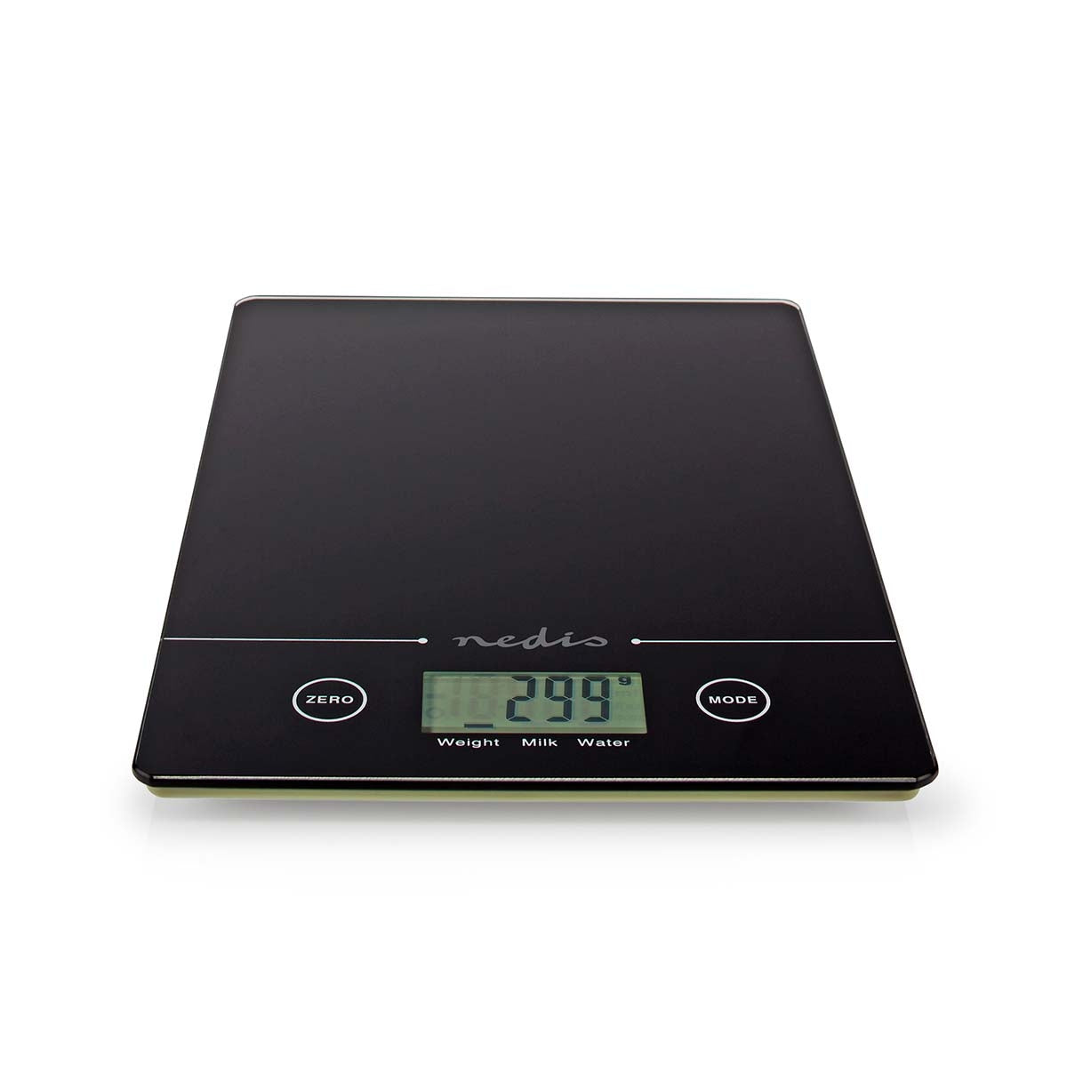 Kitchen scale | Digital | Glass / Plastic | CR 2032 Battery | Black