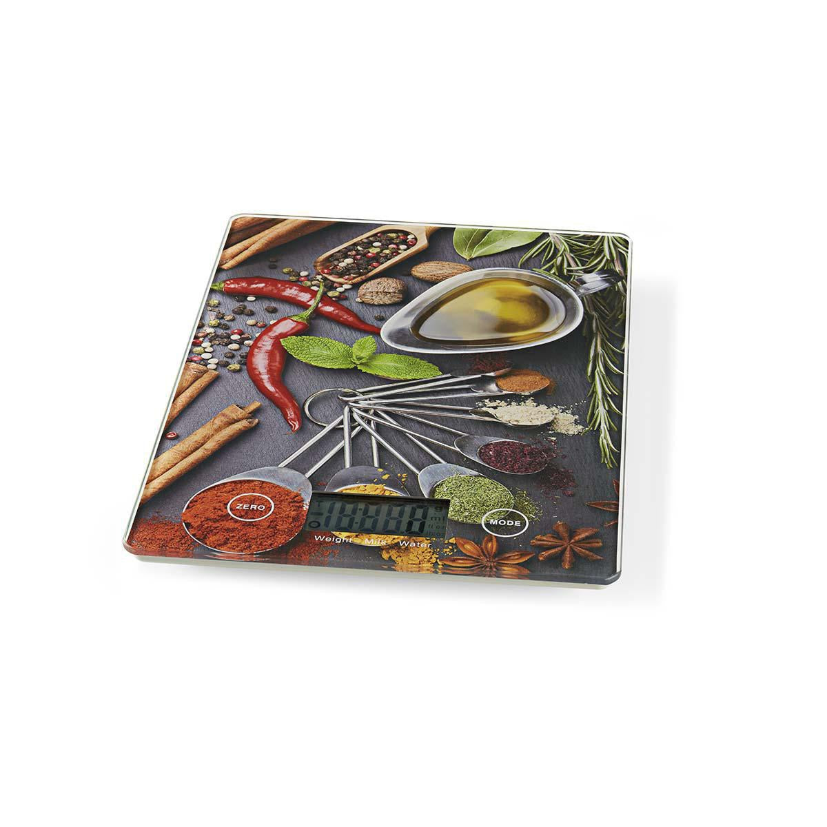 Kitchen scale | Digital | Glass / Plastic | Multicolored