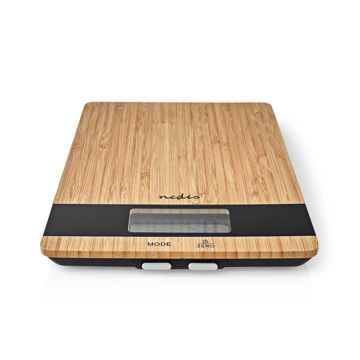 Kitchen scale | Digital | Plastic / Wood | Brown