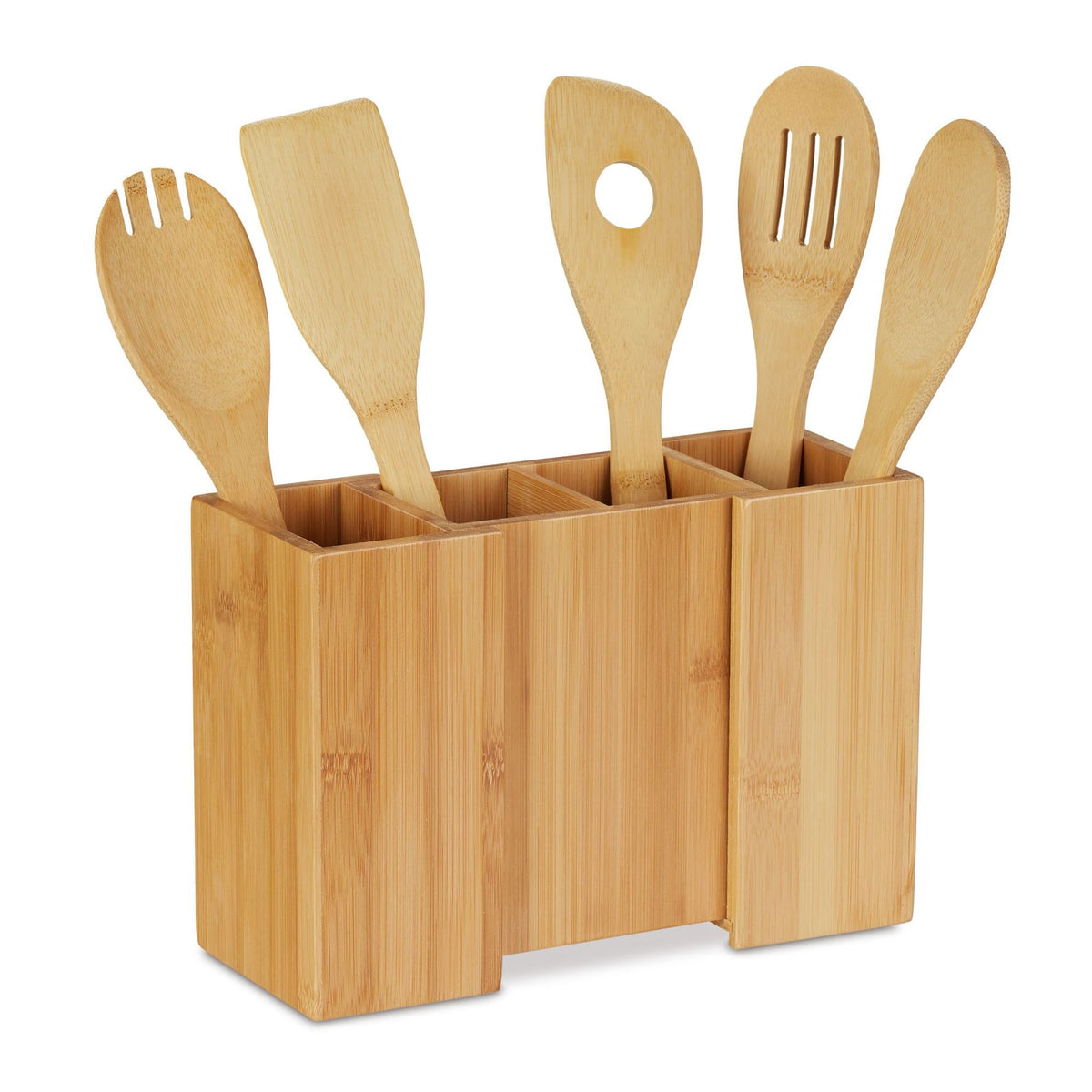 Kitchen utensil holder with spoons