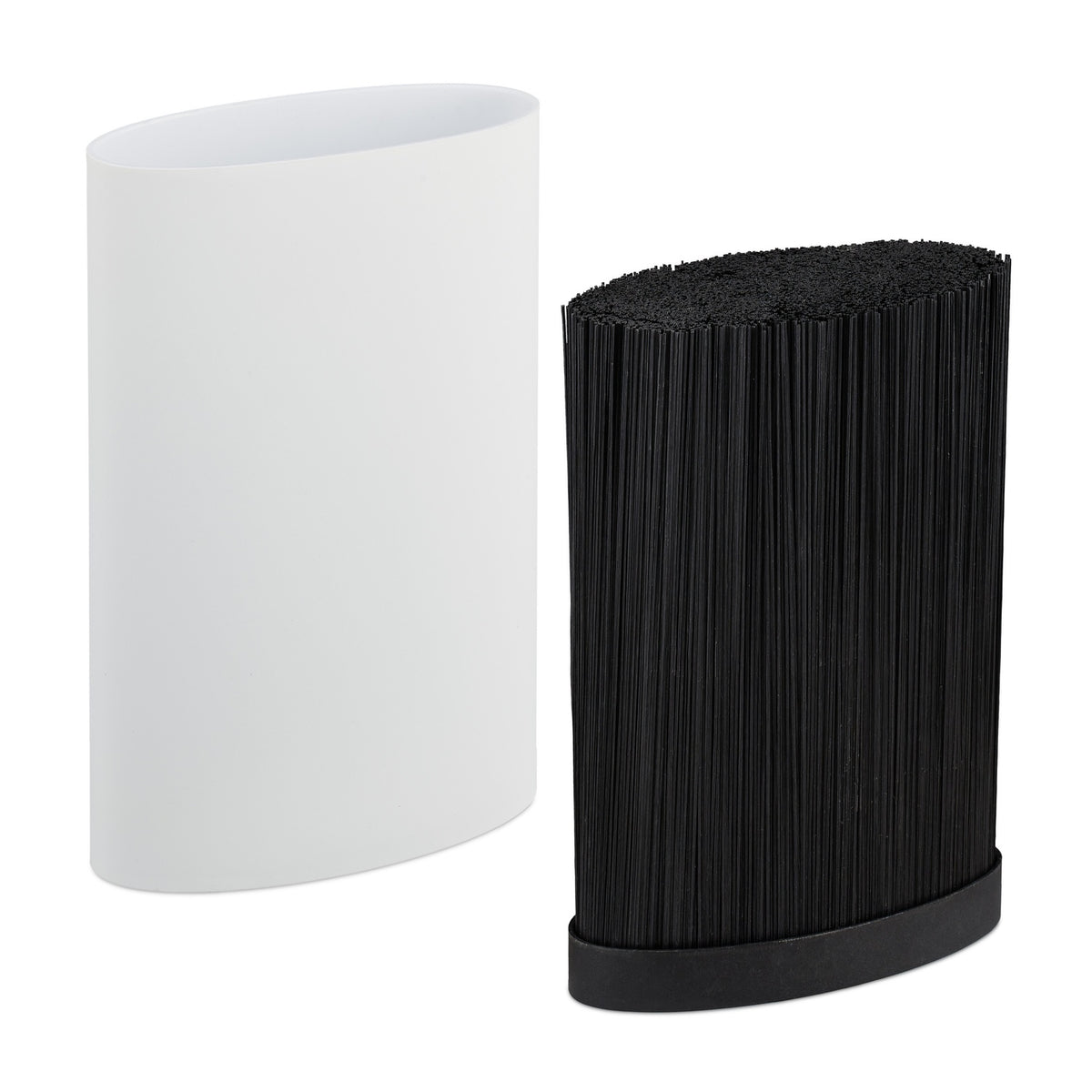 Knife block oval