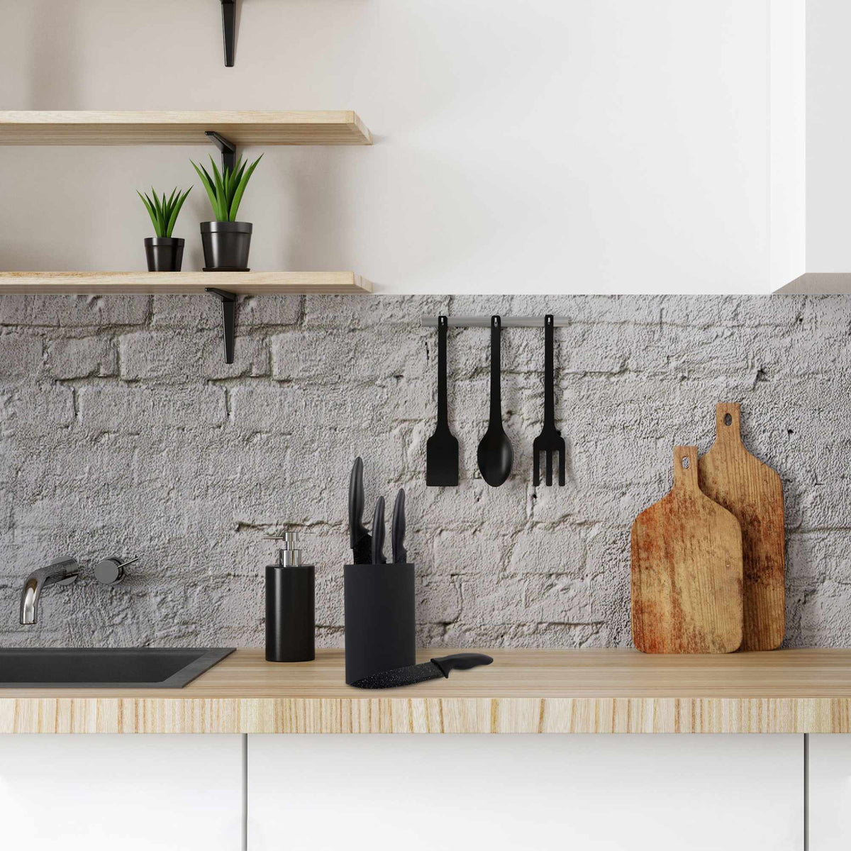 Knife blocks in different colors