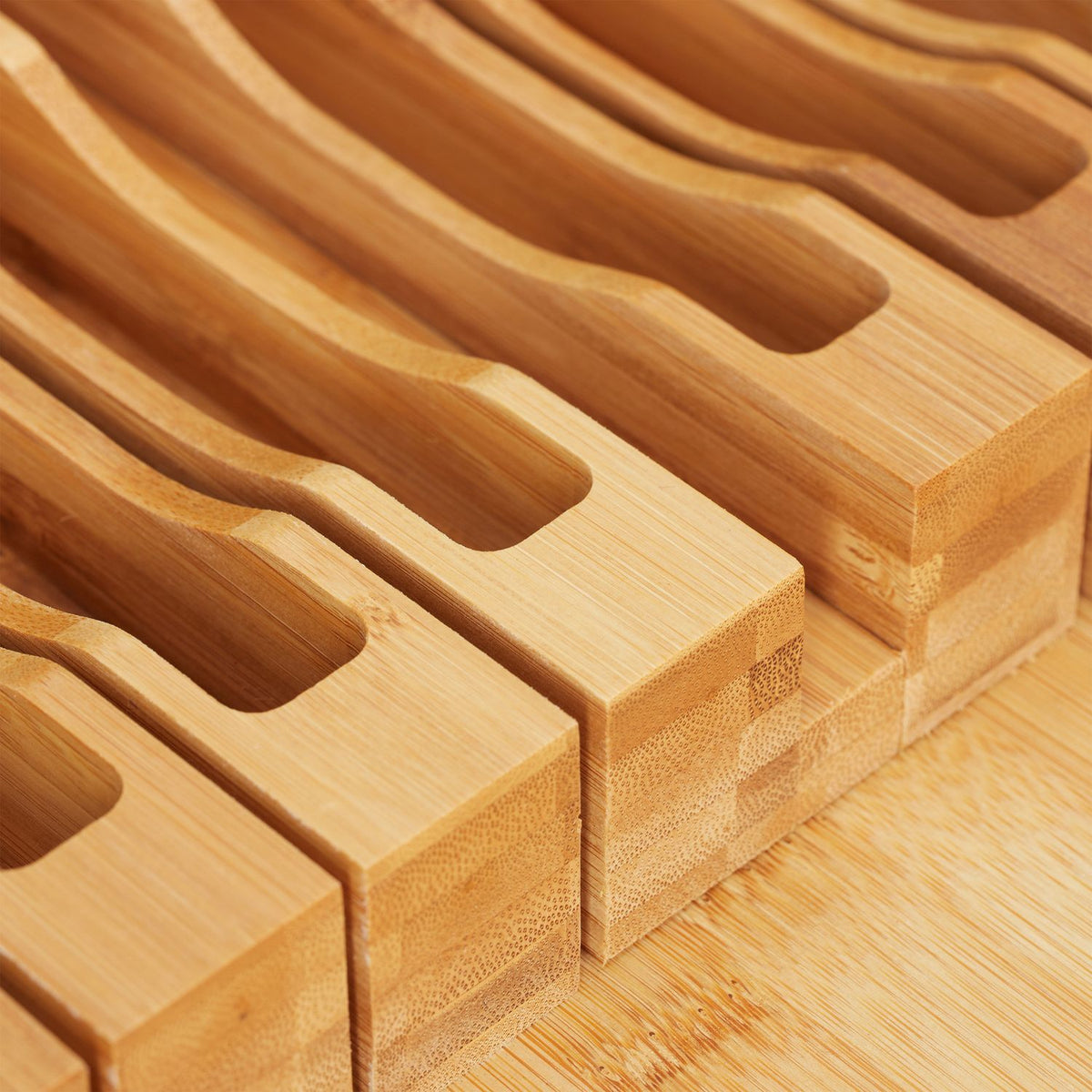 Knife rack in bamboo