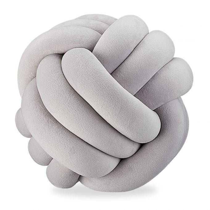 Knot cushion solid color