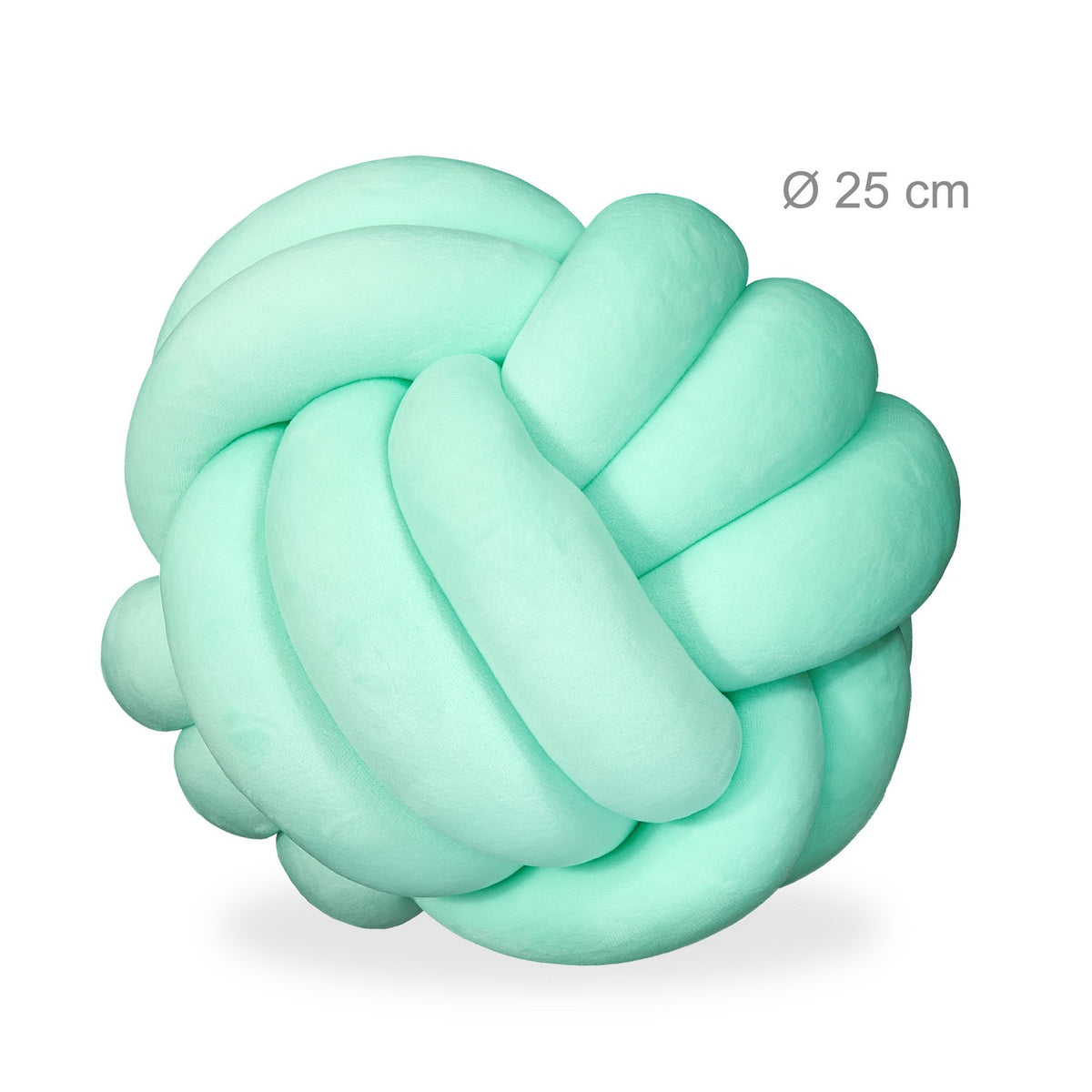 Knot cushion solid color