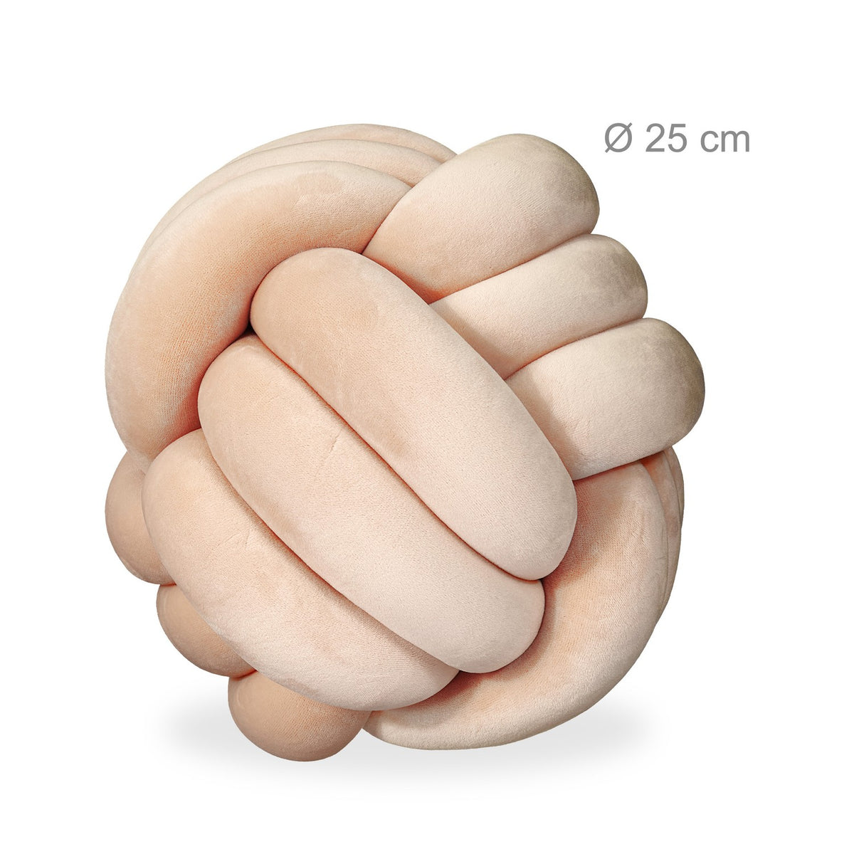 Knot cushion solid color
