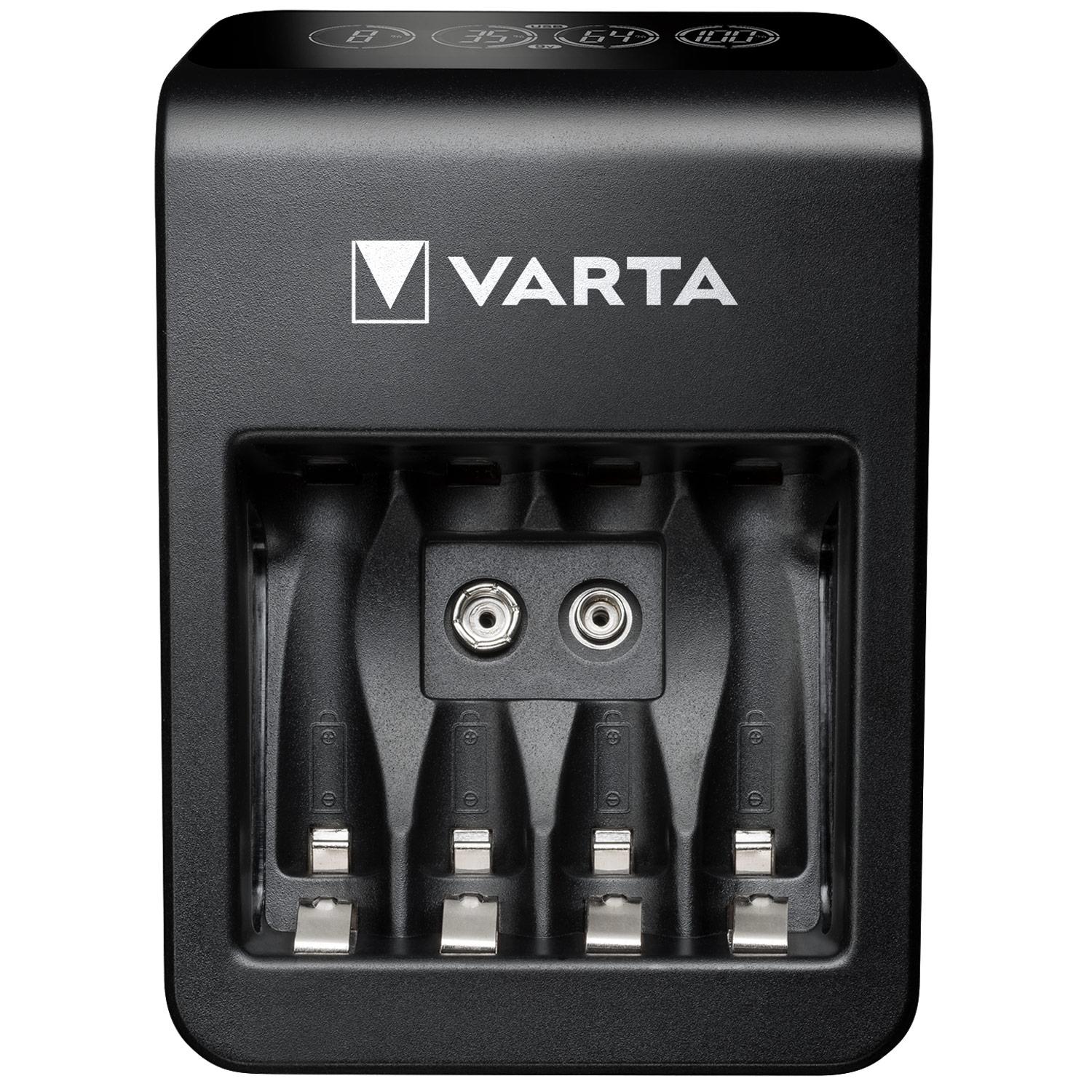 LCD Plug Charger+ AA/AAA/9V + USB incl. 4xAA